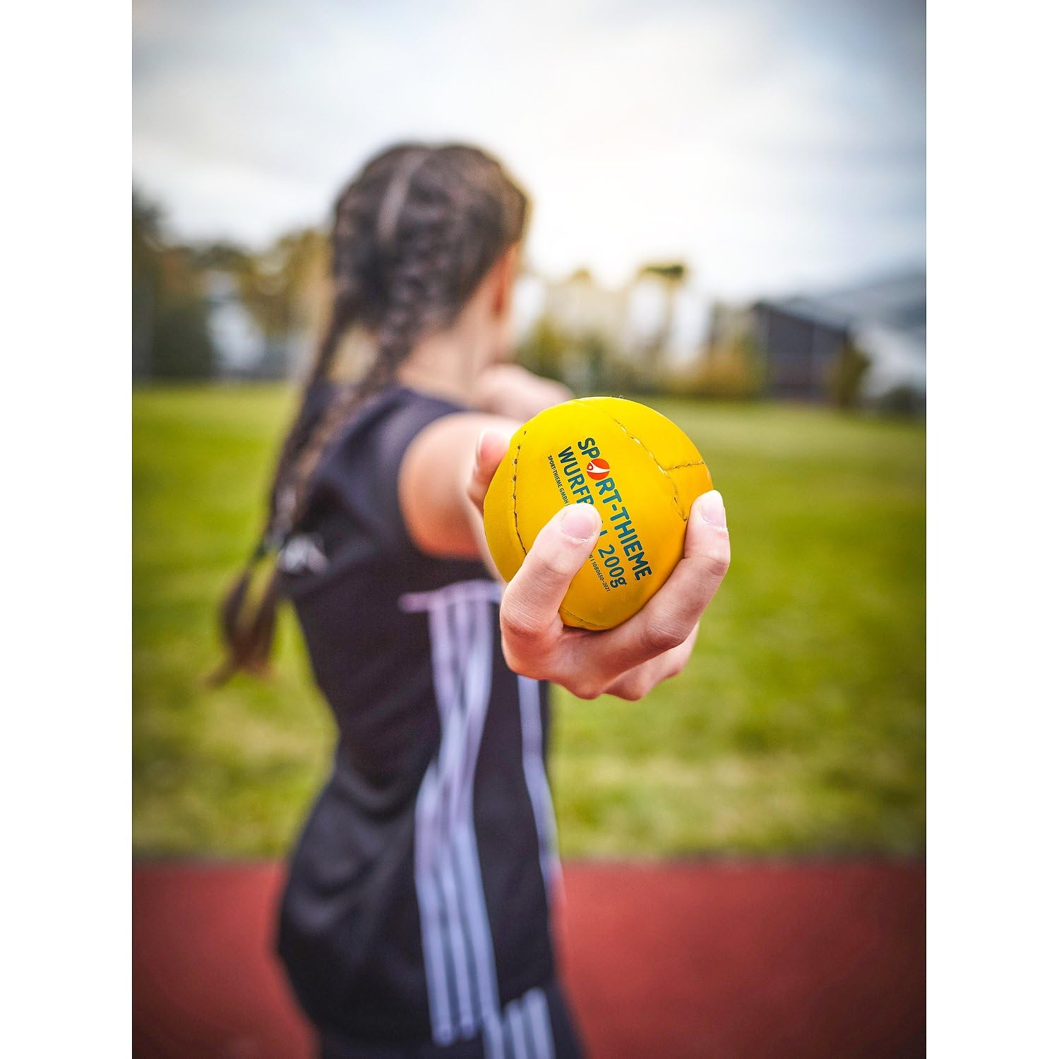 sport-thieme-wurfball-leder-200-schlagball image 3
