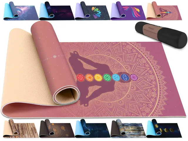 rdx-yogamatte-6-mm-rutschfest-183-x-61-cm-mit-tragegurt image 1