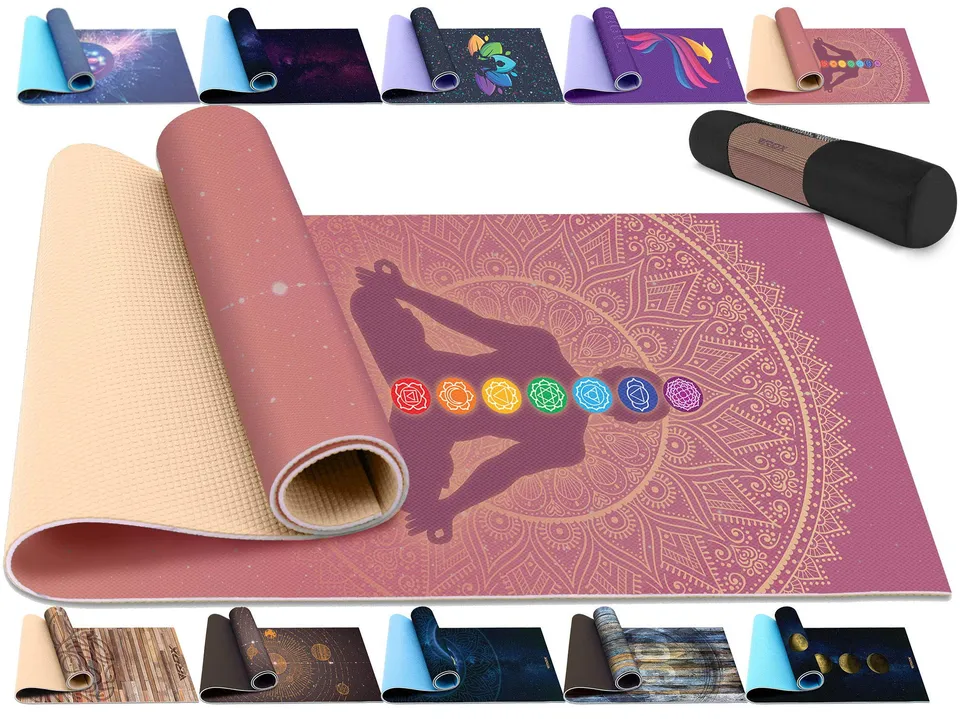 rdx-yogamatte-6-mm-rutschfest-183-x-61-cm-mit-tragegurt image 1