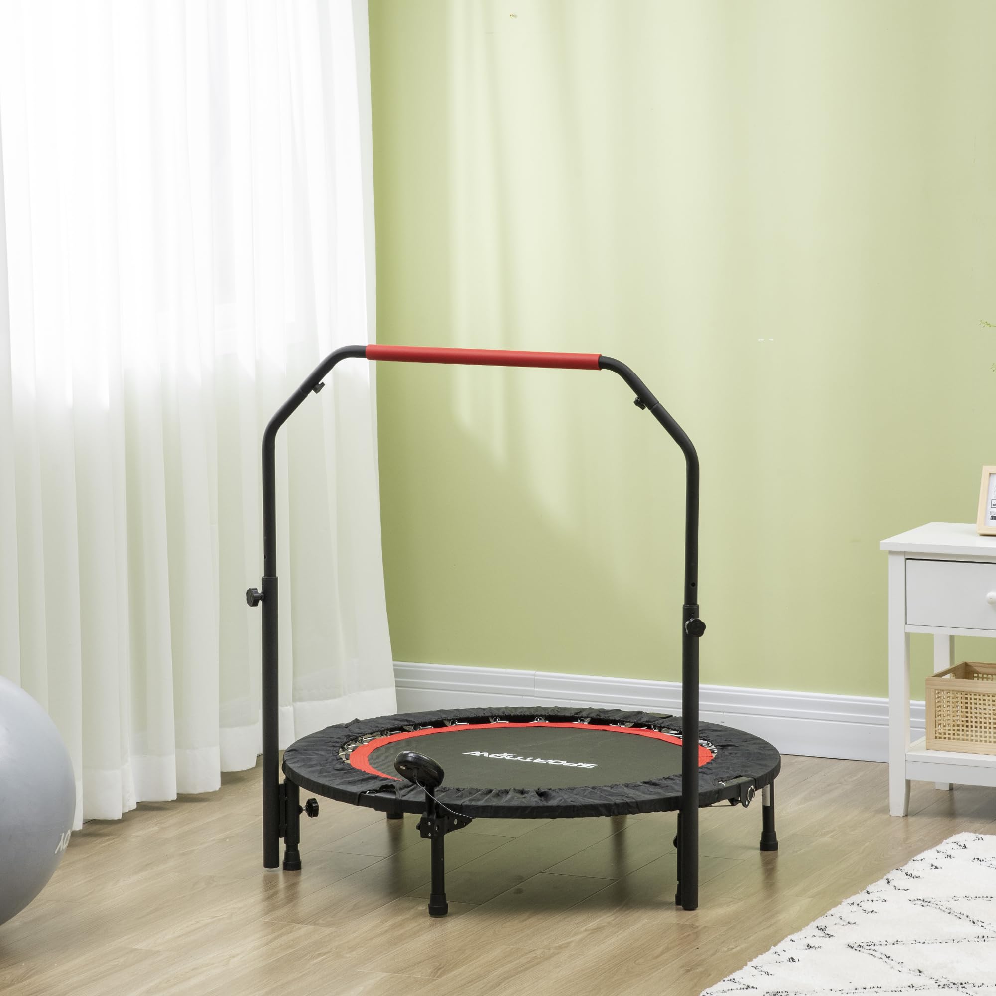 sportnow-fitness-trampolin-102-cm-faltbar-mit-lcd-monitor image 2