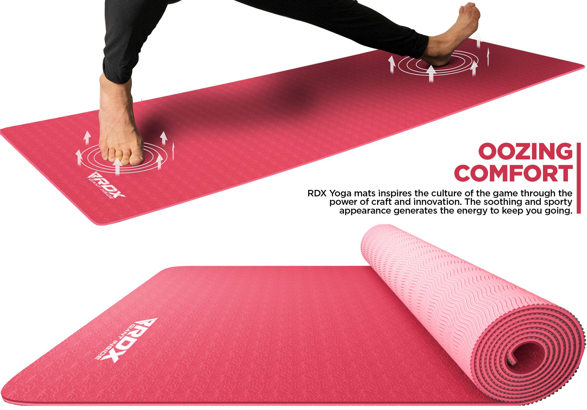 rdx-yogamatte-183x61x0-6-cm-tpe-6-mm-gymnastikmatte-rutschfest-mit-tasche image 7