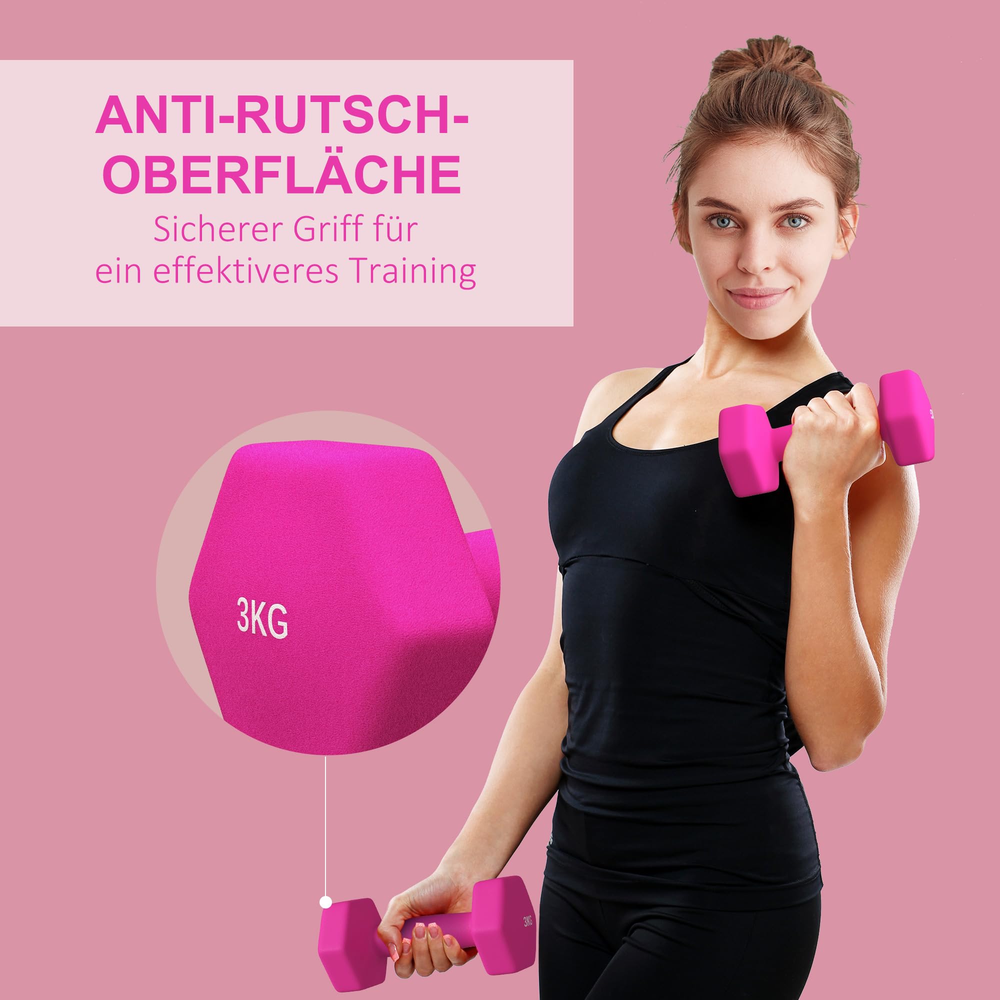 sportnow-hantelset-2er-set-hex-hanteln-gusseisen-2x-3-kg image 5