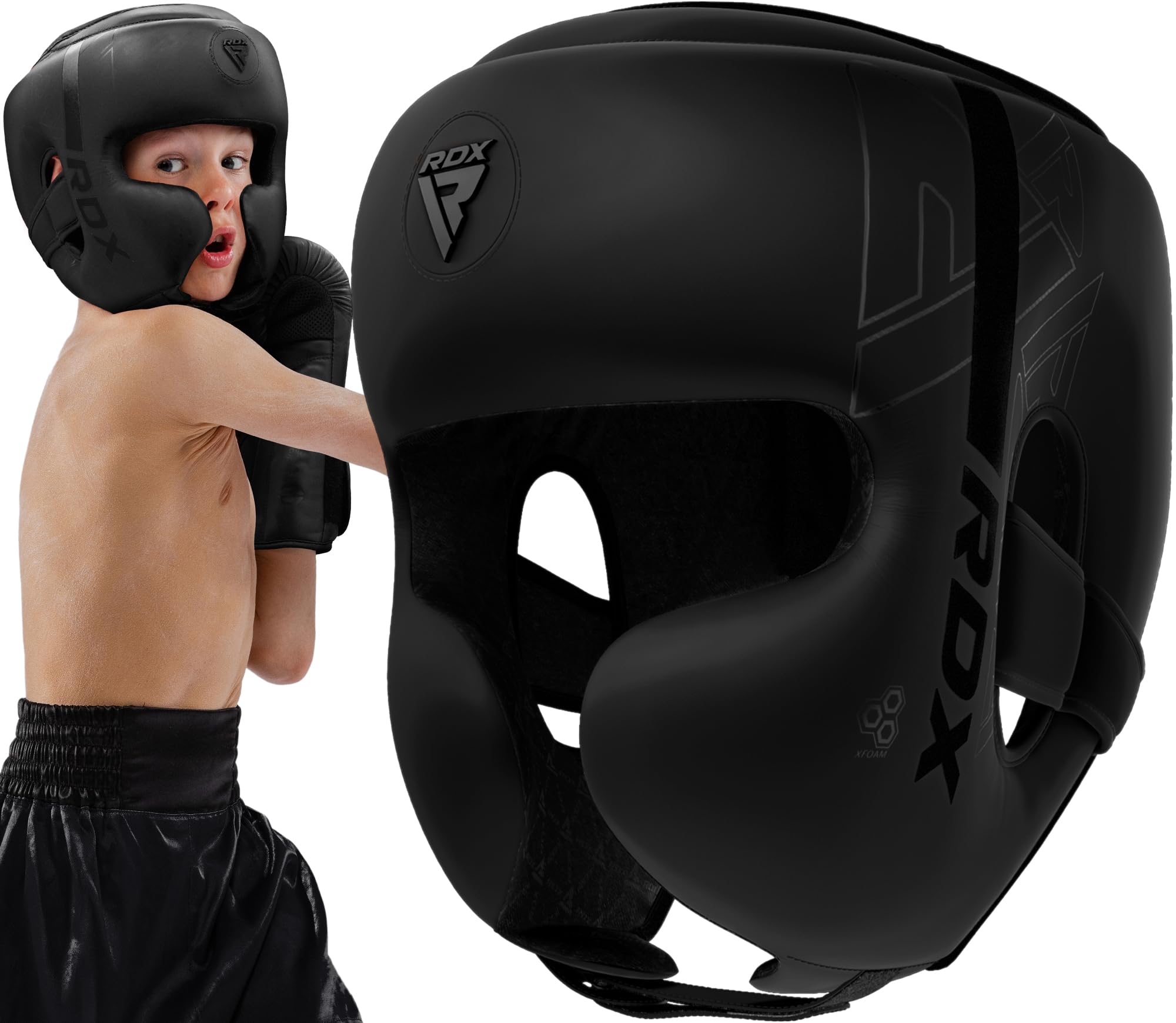 rdx-kara-kinder-box-kopfschutz-maya-hide-leder image 1