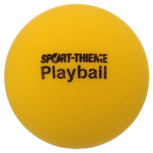 sport-thieme-playball-weichschaumball-15-cm-softball-110-g-gelb image 4