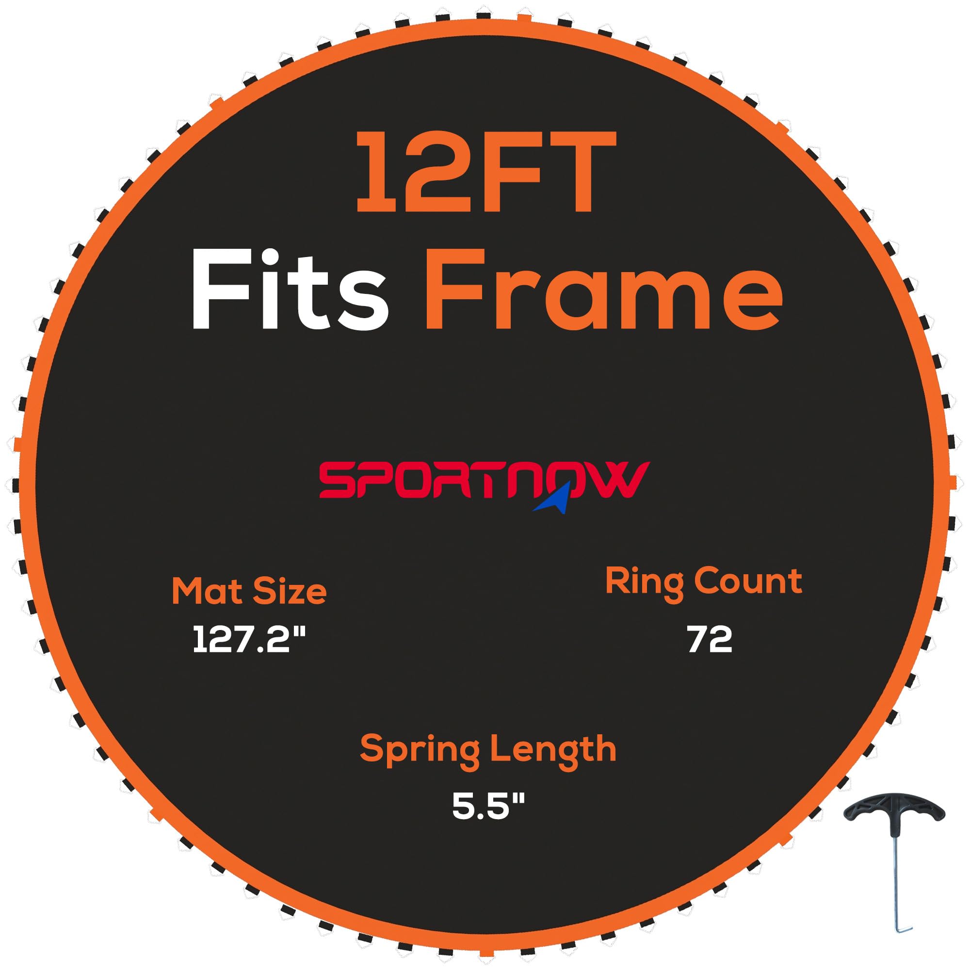 sportnow-trampolin-sprungmatte-uv-best-ndig-366cm image 1