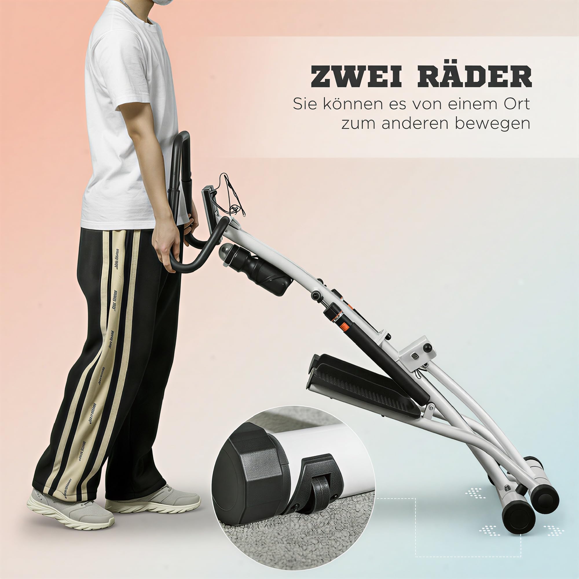 sportnow-stair-stepper-klappbar-mit-lenker-12-widerstandsstufen image 5