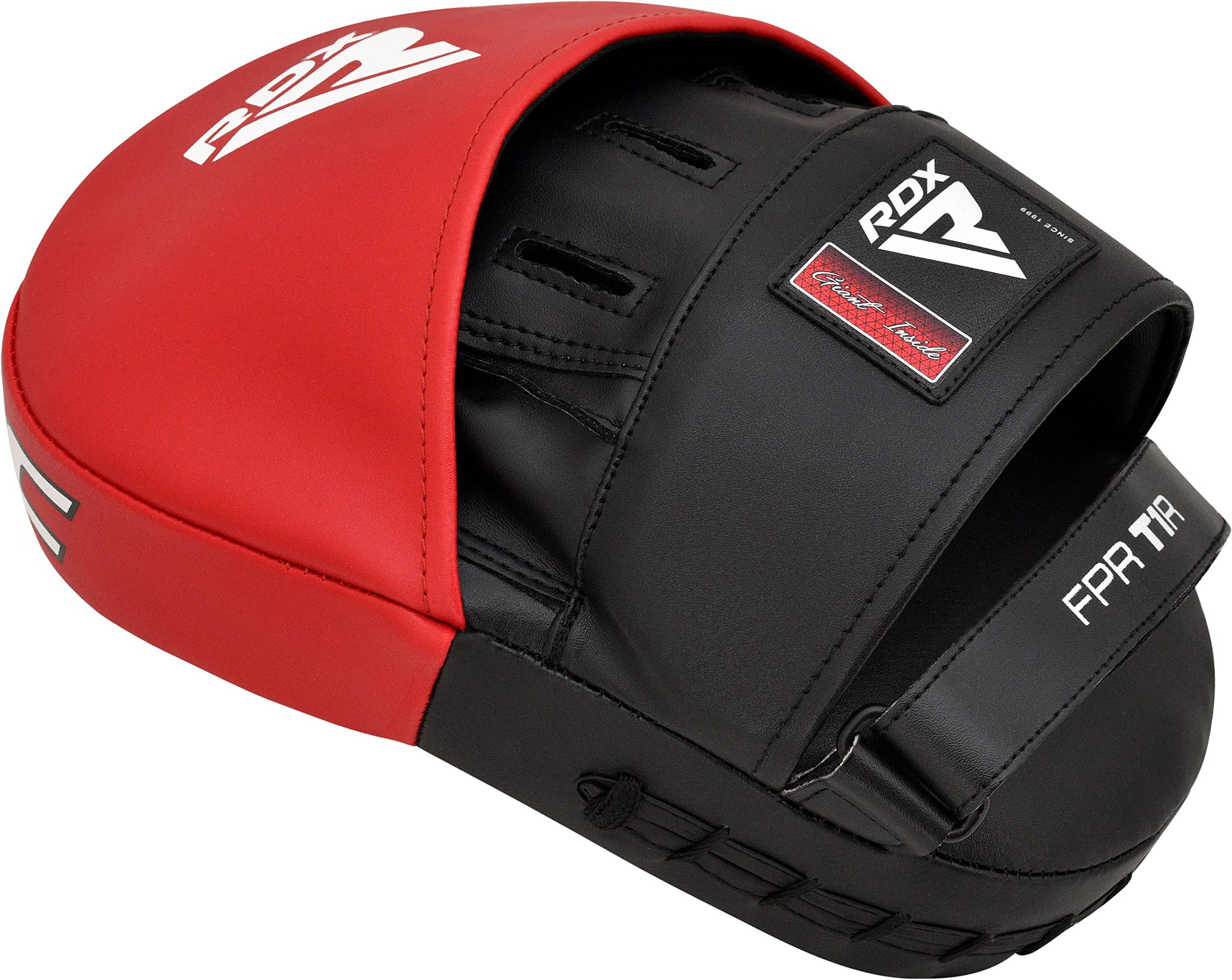 rdx-t1-handpratzen-boxpads-maya-hide-leder-wei-schwarz image 8