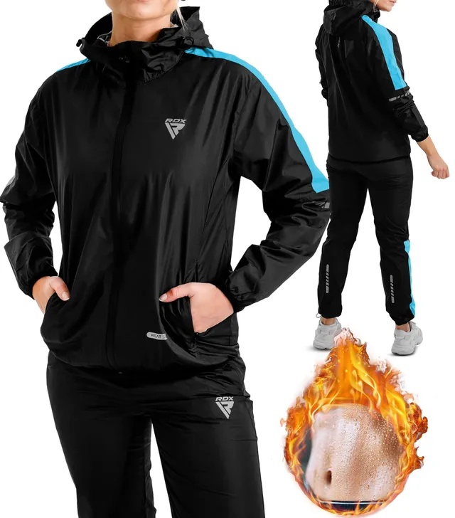 rdx-damen-saunaanzug-reach-thermo-sweatanzug-mit-kapuze image 1