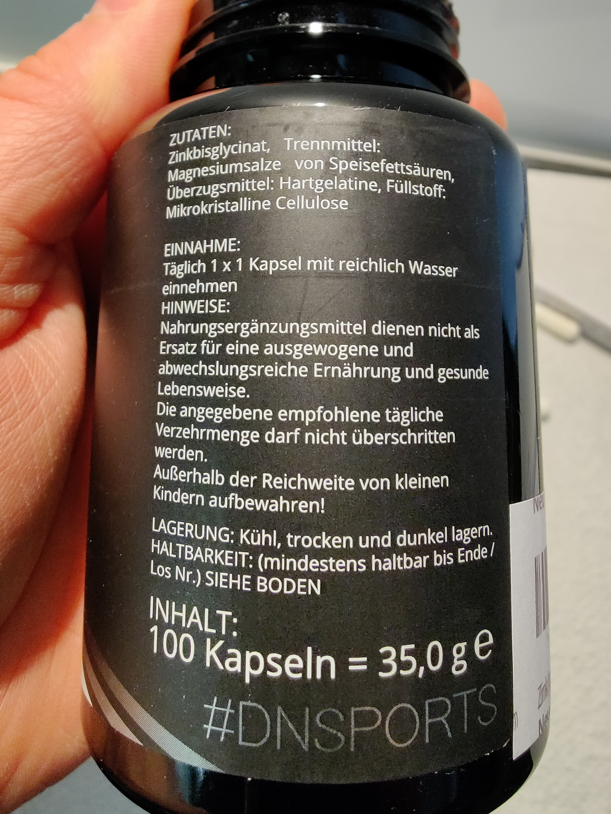 Nach Training ein Muss
