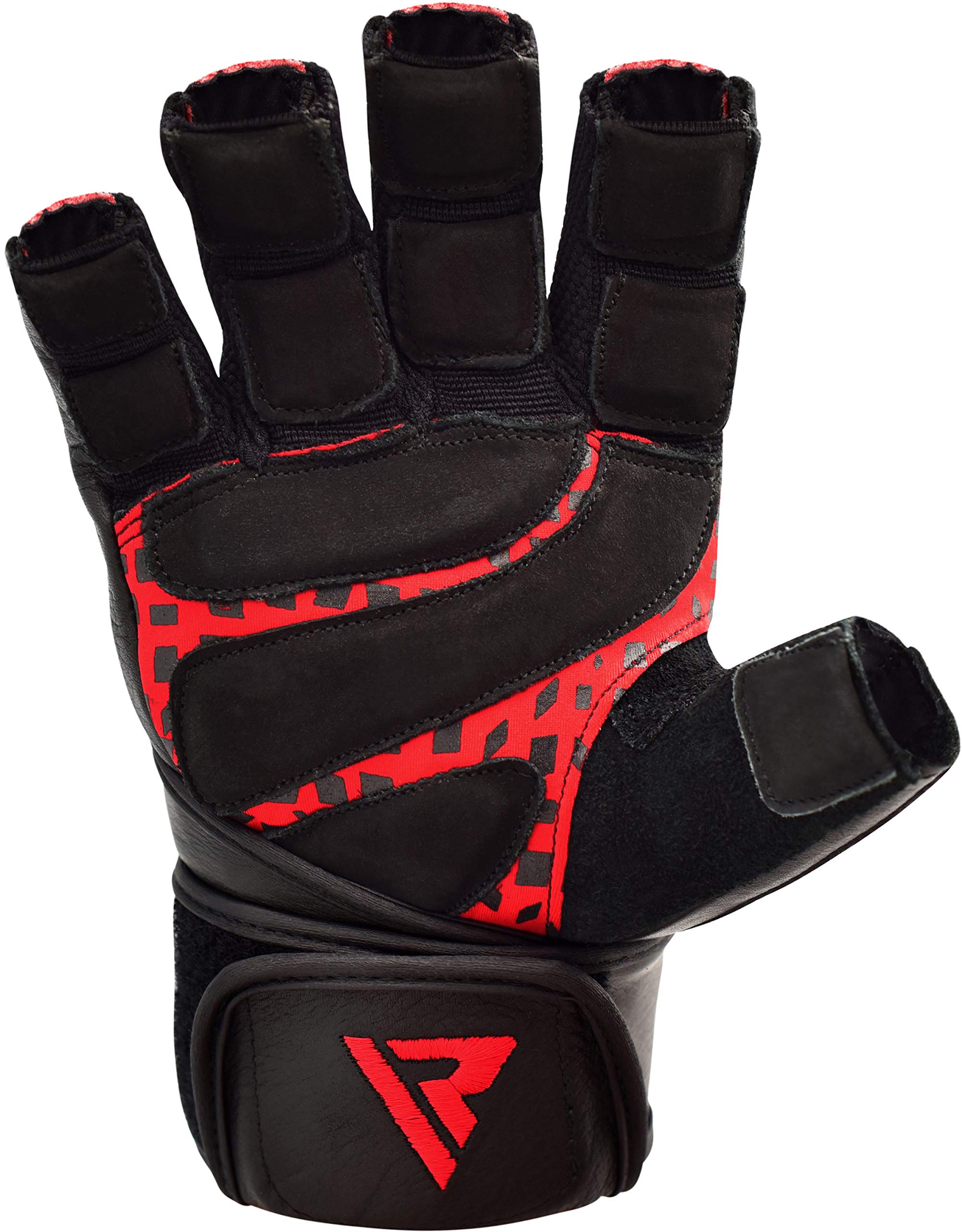 rdx-trainingshandschuhe-lang-mit-handgelenkst-tze-gym-gloves-maya-hide-leder image 8
