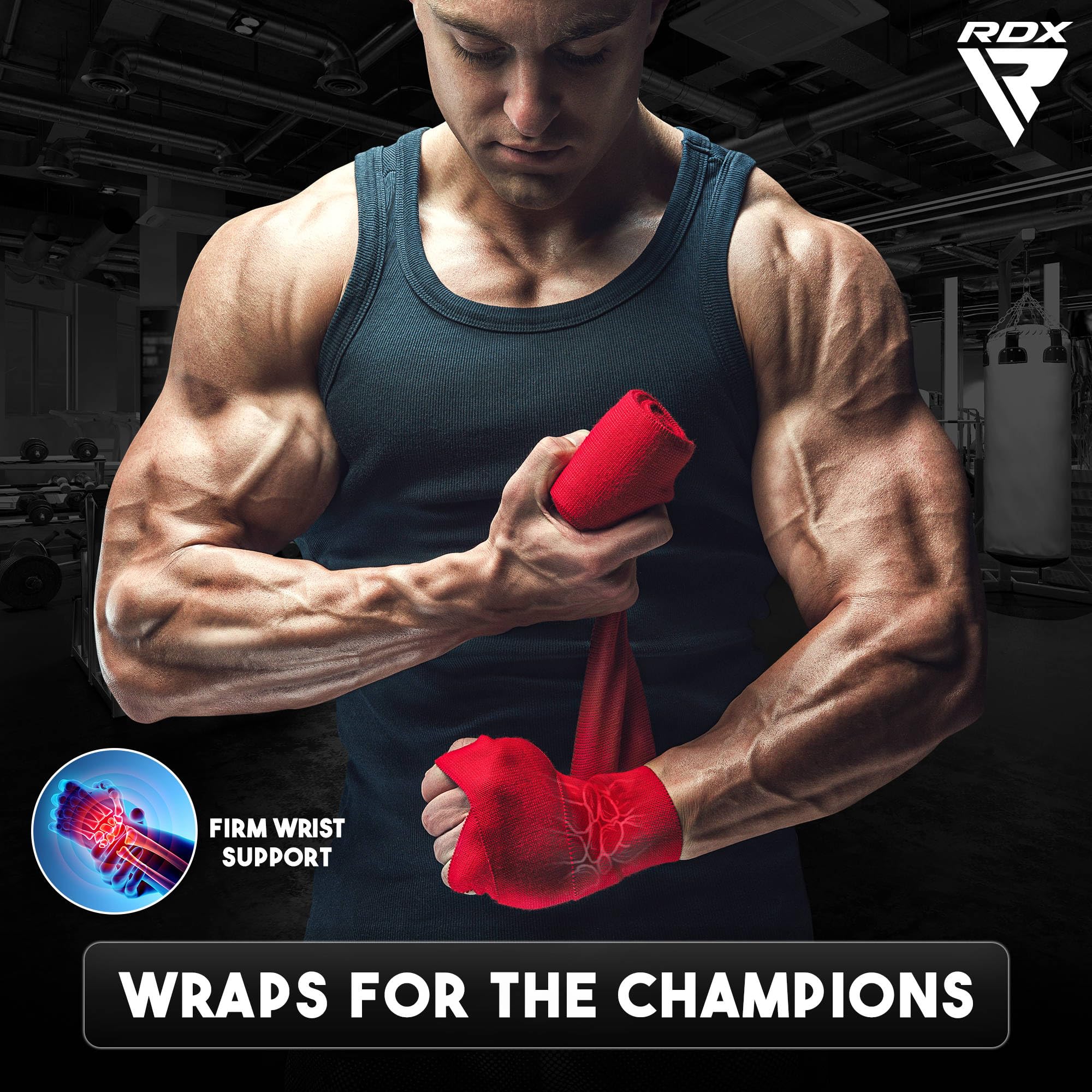 rdx-4-5m-profi-boxbandagen-hand-wraps-baumwolle-elastisch-mit-daumenschlaufe image 5
