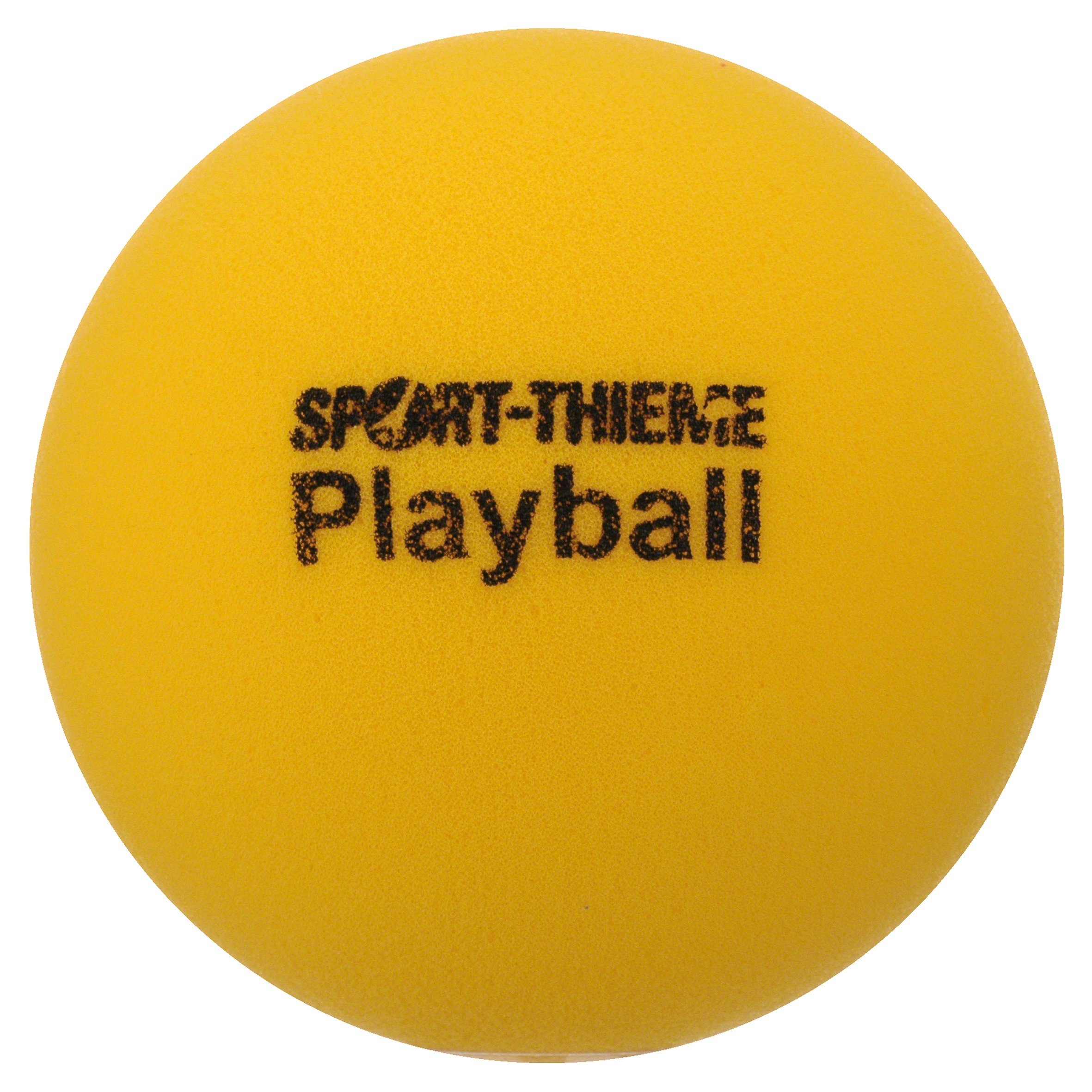 sport-thieme-playball-weichschaumball-15-cm-softball-110-g-gelb image 2