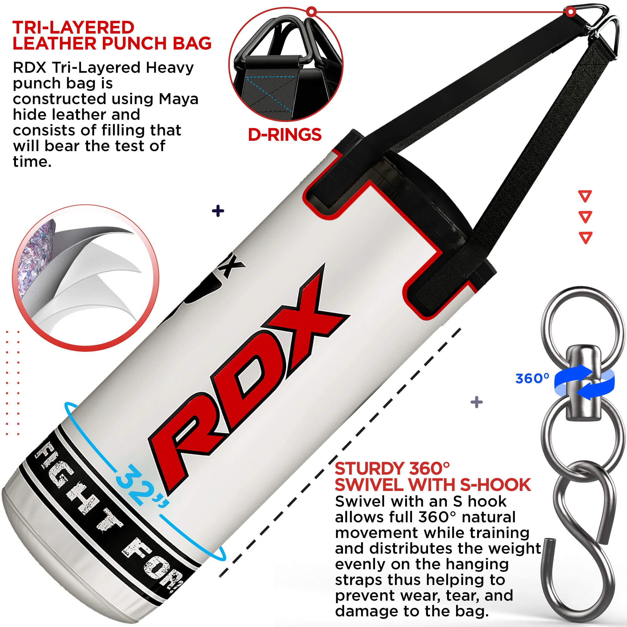 rdx-kinder-boxsack-gef-llt-60-cm-maya-hide-leder-punching-bag image 4