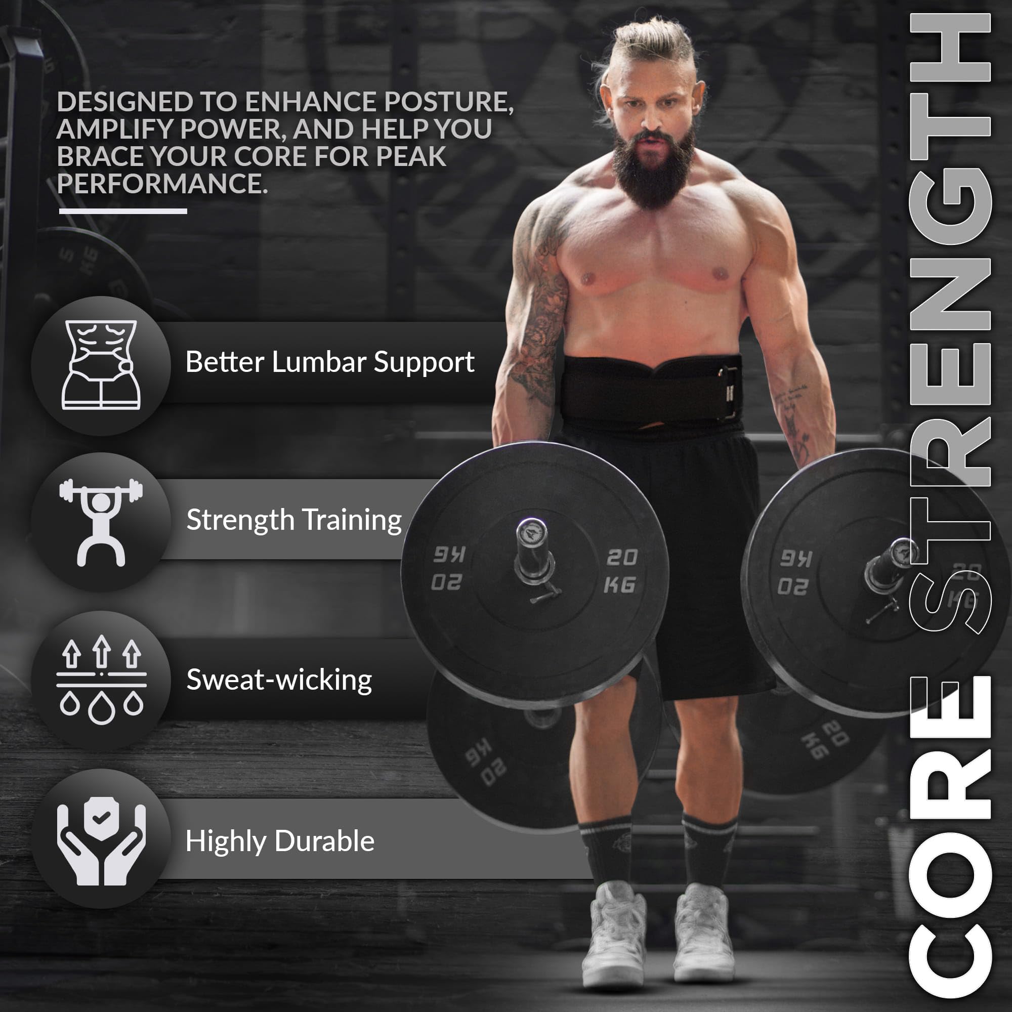 rdx-rx3-gewichtheberg-rtel-6-5-zoll-auto-lock-powerlifting-trainingsg-rtel image 6