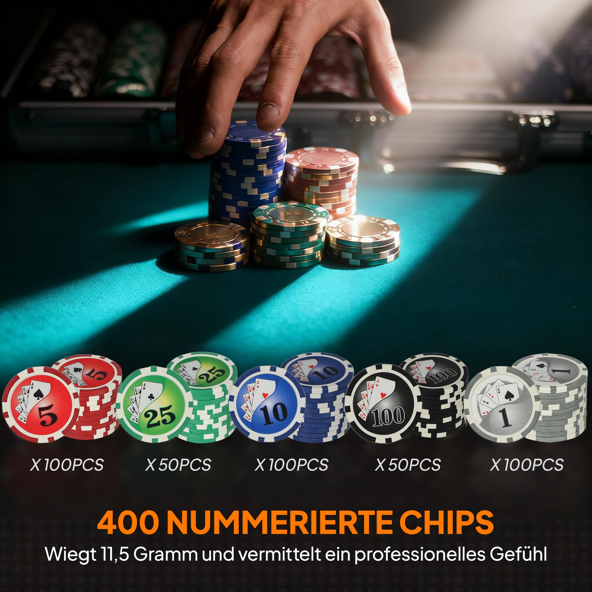 sportnow-pokerset-pokerkoffer-400-chips-11-5-g image 4