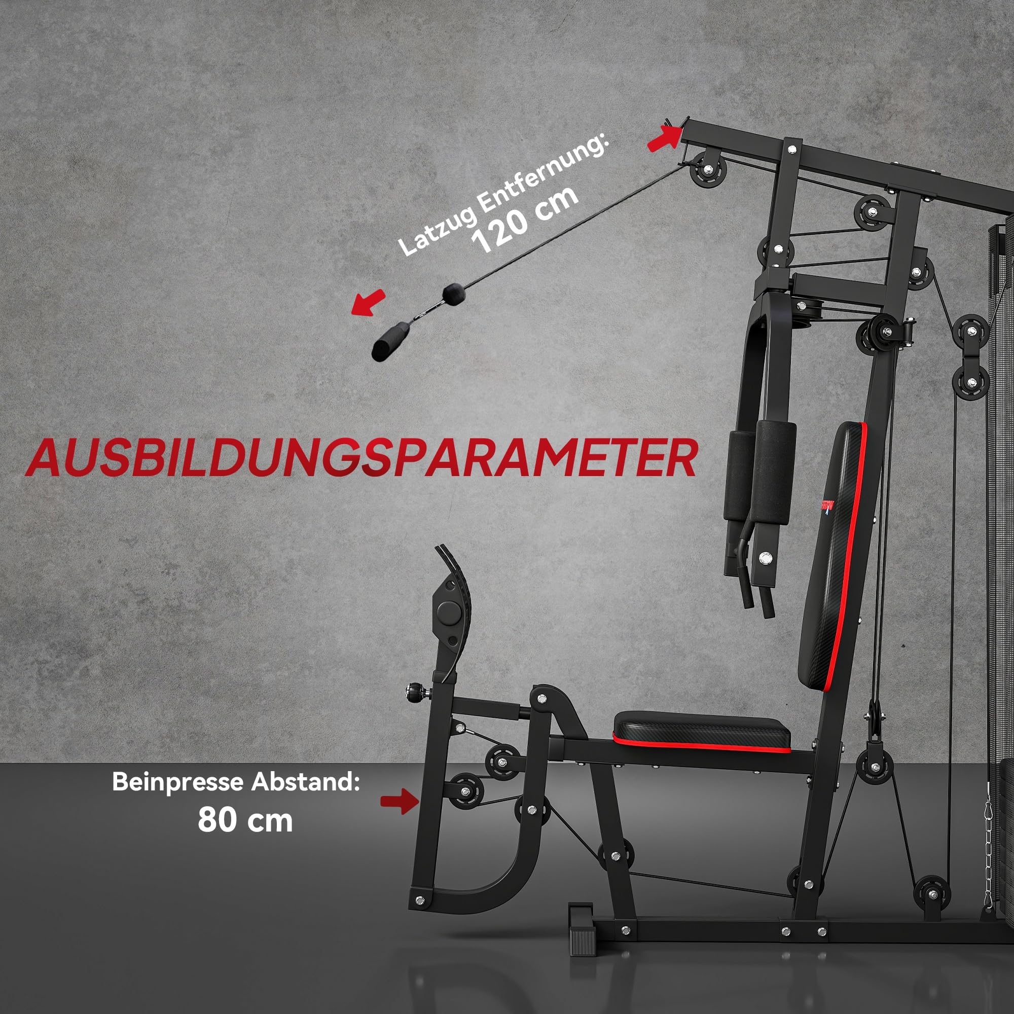 sportnow-kraftstation-mit-beinpresse-45-kg-gewichte image 6