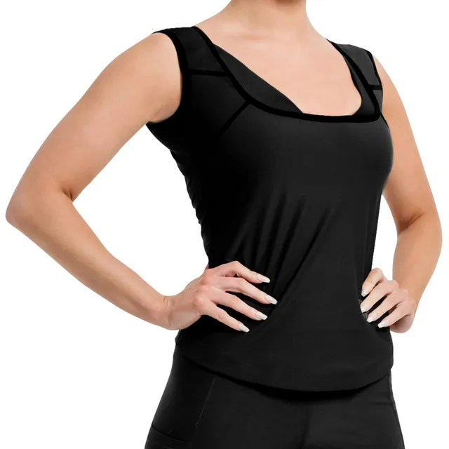 rdx-damen-sauna-weste-sauna-shirt-schwitzanzug-body-shaper image 1