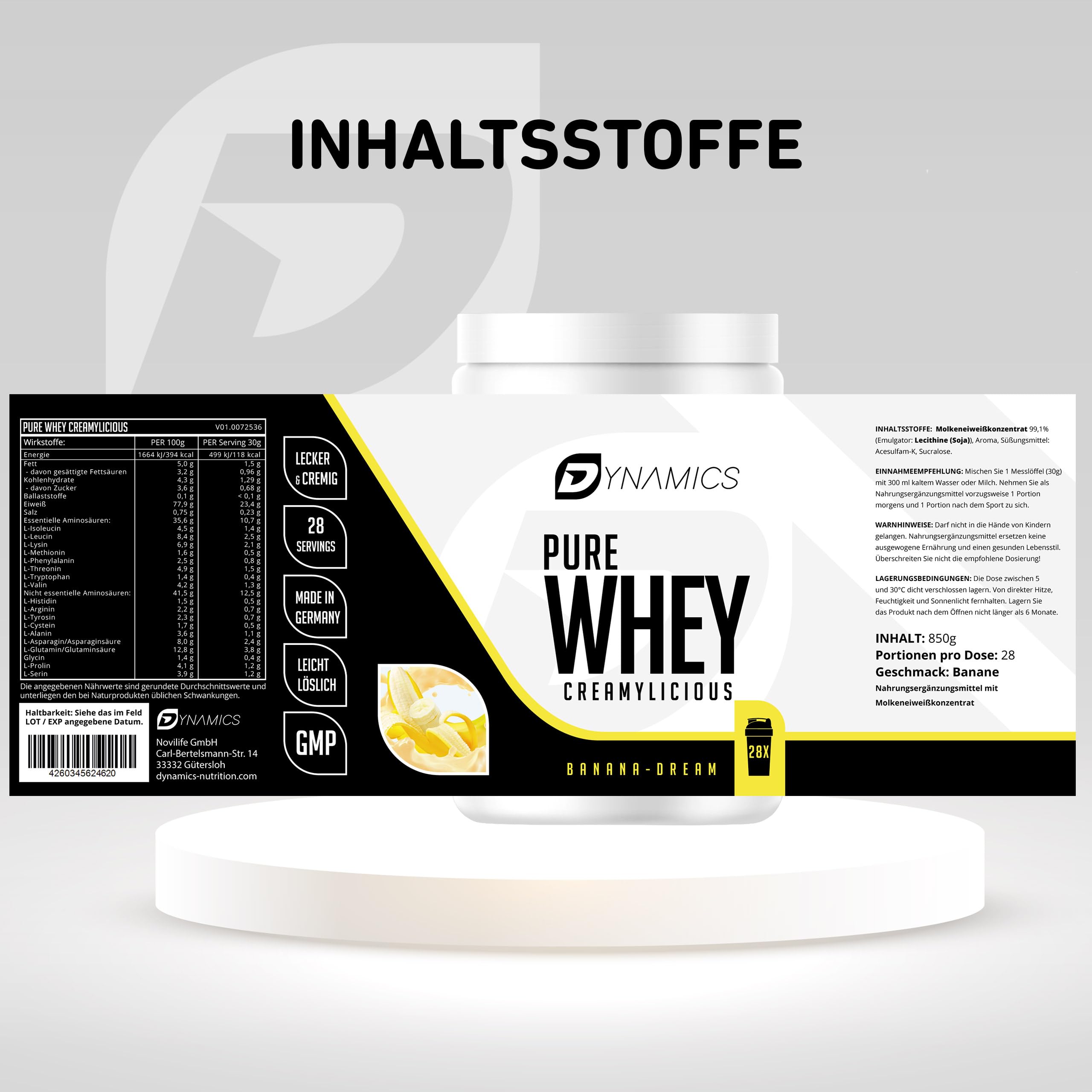 dynamics-whey-protein-premium-850g-banana-dream image 5