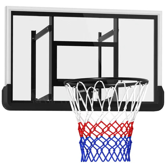 sportnow-basketballkorb-mit-r-ckwand-110-x-70-cm-45-cm image 1