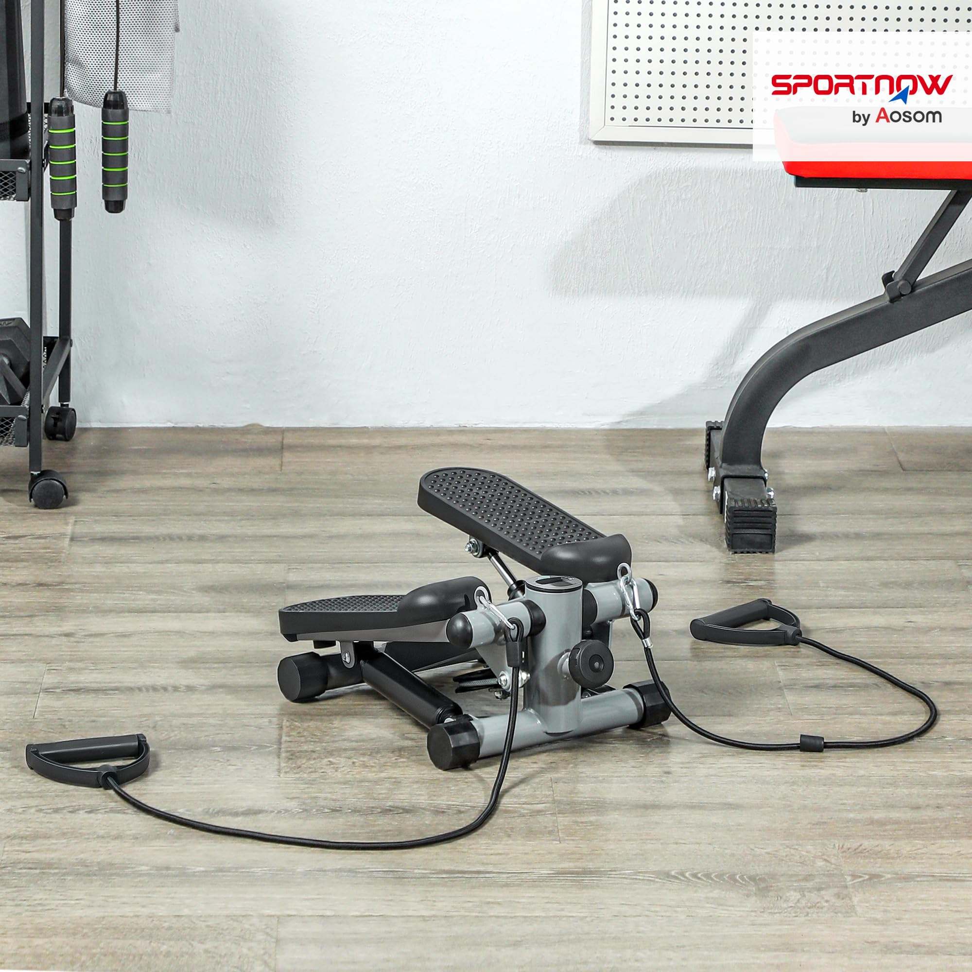 sportnow-2-in-1-mini-stepper-mit-lcd-display-und-widerstandsb-ndern-bis-100-kg-g image 2
