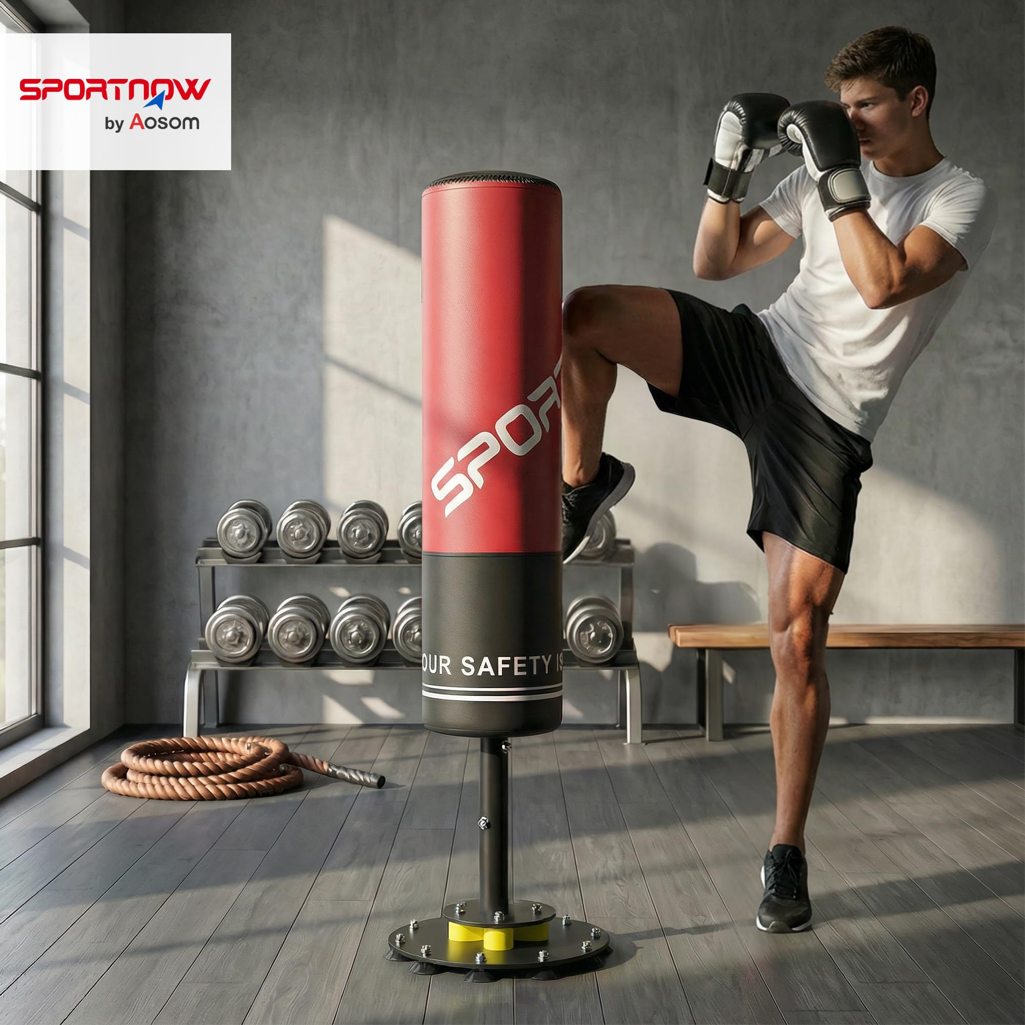 sportnow-boxsack-freistehend-135-cm-mit-10-saugn-pfen image 2