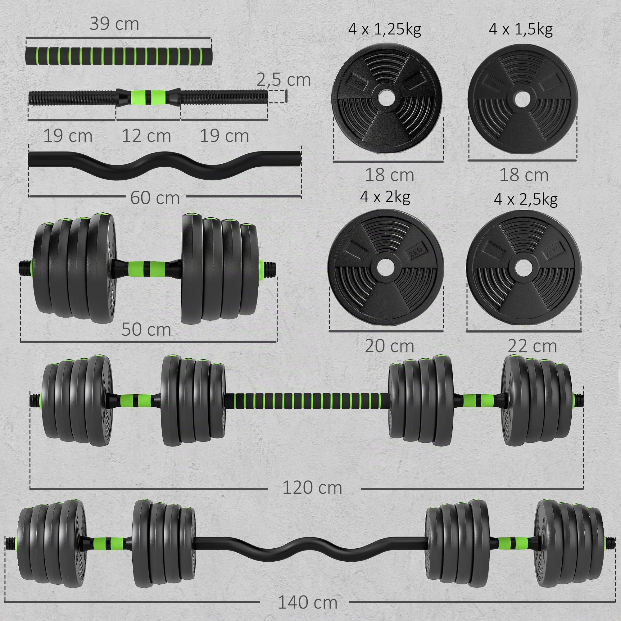 sportnow-3-in-1-hantelset-verstellbar-30-kg image 3