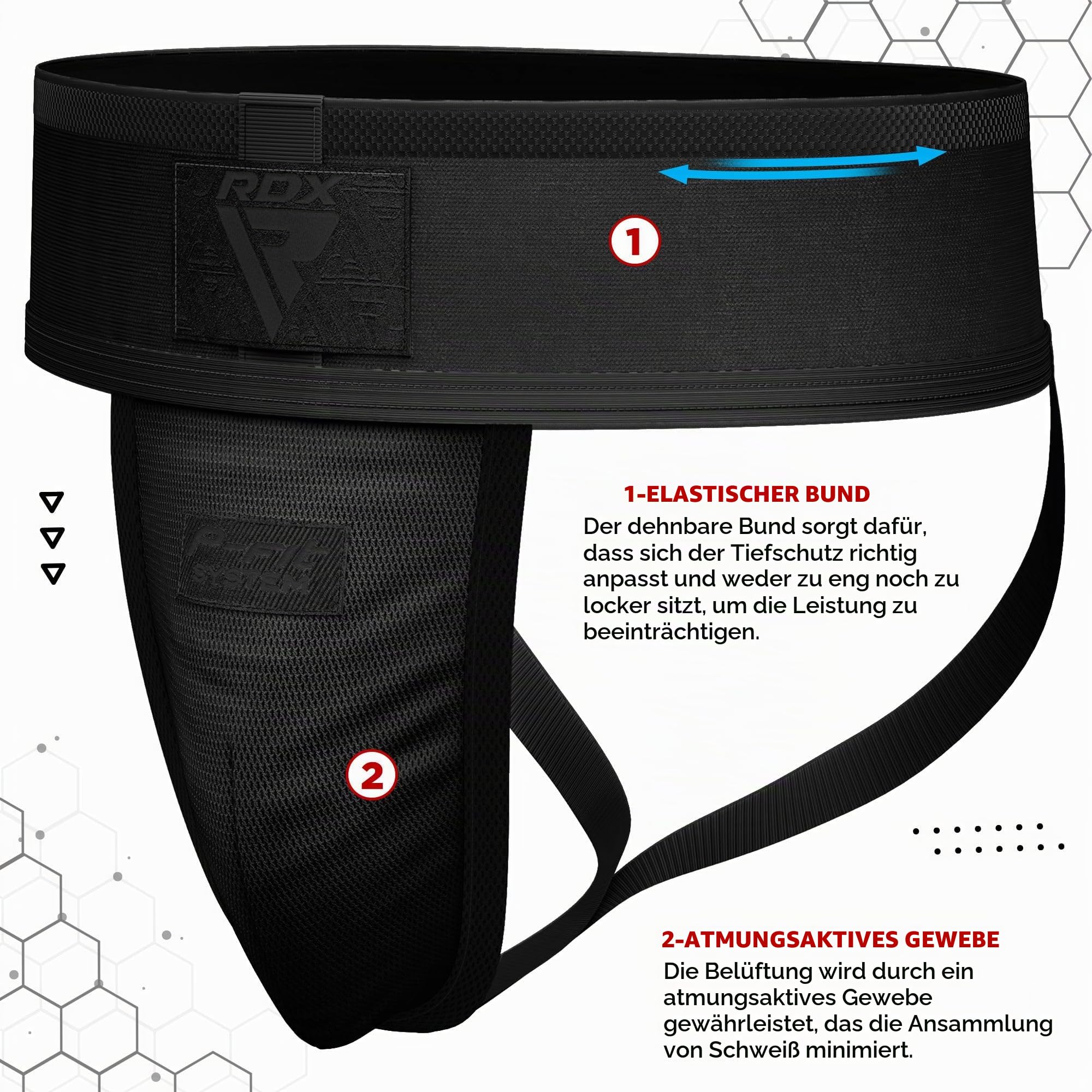 rdx-tiefschutz-herren-mit-gel-schale-jockstrap image 4