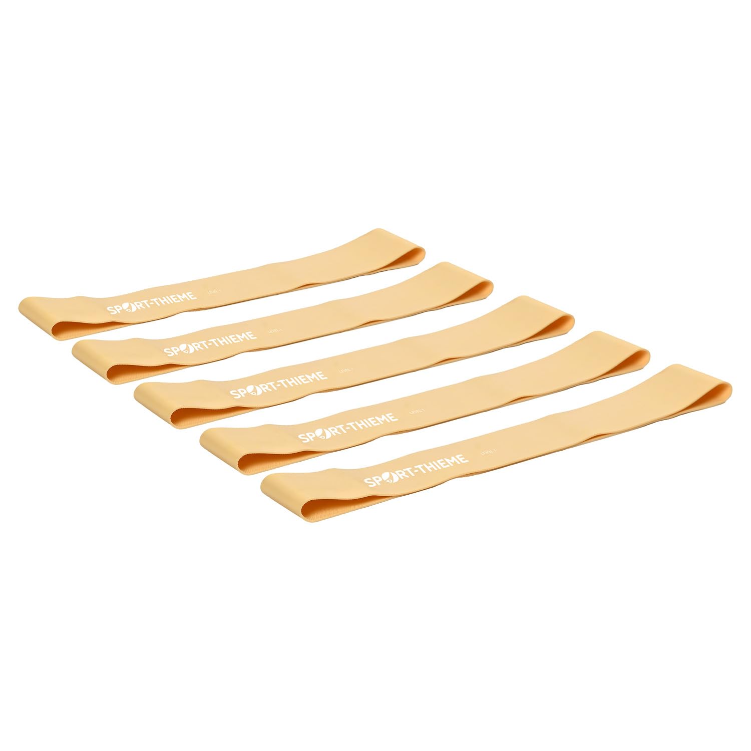 sport-thieme-rubberbands-set-pro-latexfrei-doppelseitig-3-widerstandsstufen-beig image 2
