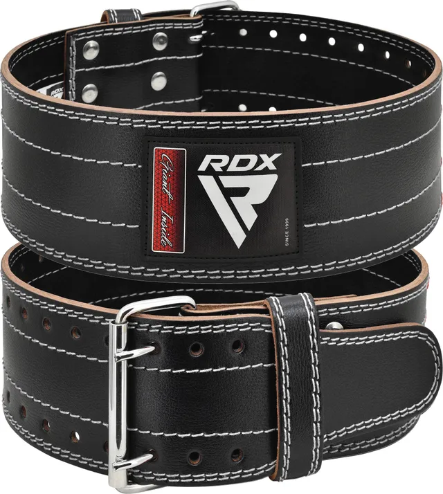 rdx-4-zoll-gewichtheberg-rtel-leder-6-mm-ipl-uspa-schnalle-12-l-cher image 1