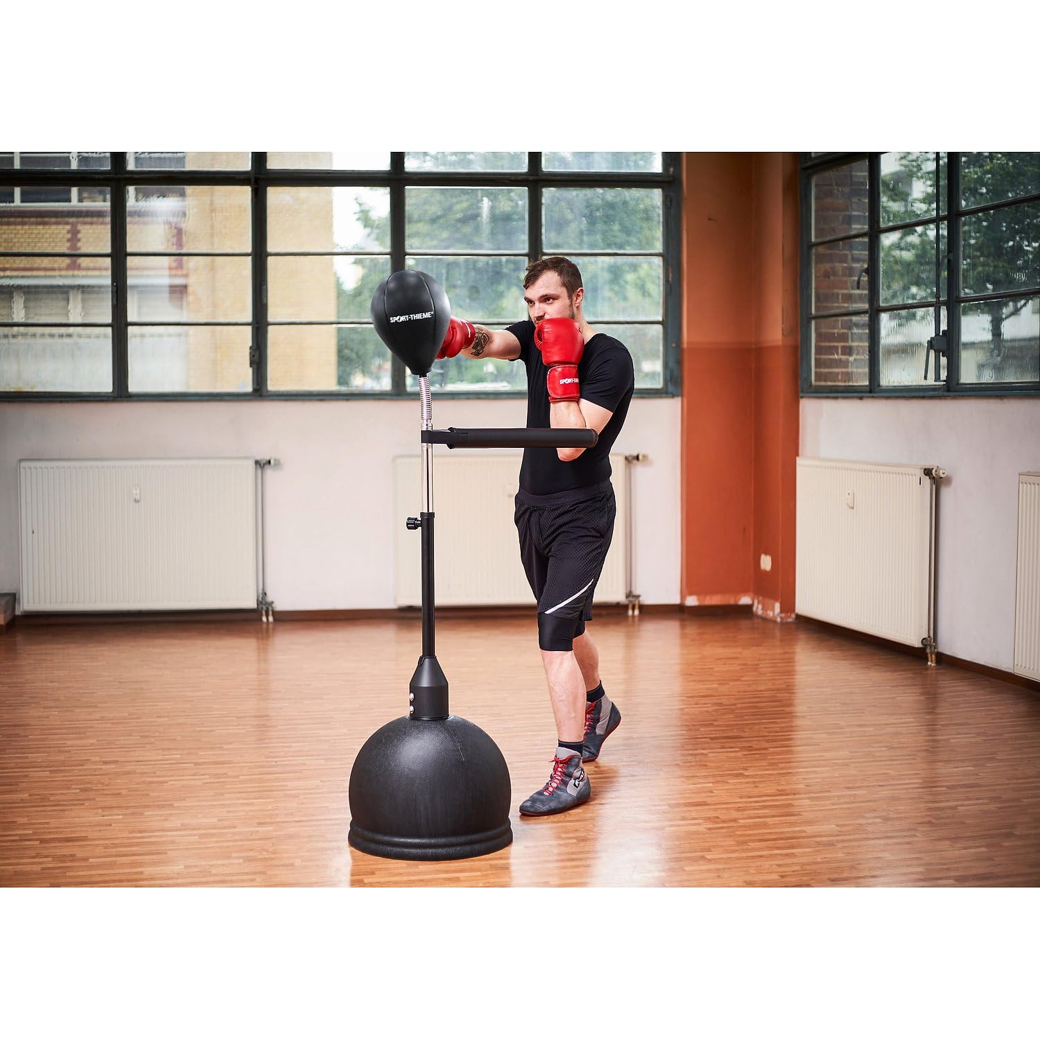 sport-thieme-punchingball-power-spin-standboxsack-mit-ausleger image 8