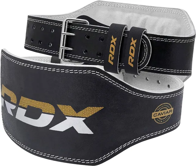 rdx-gewichtheberg-rtel-6-leder-7-mm-rollschnalle-10-l-cher image 1
