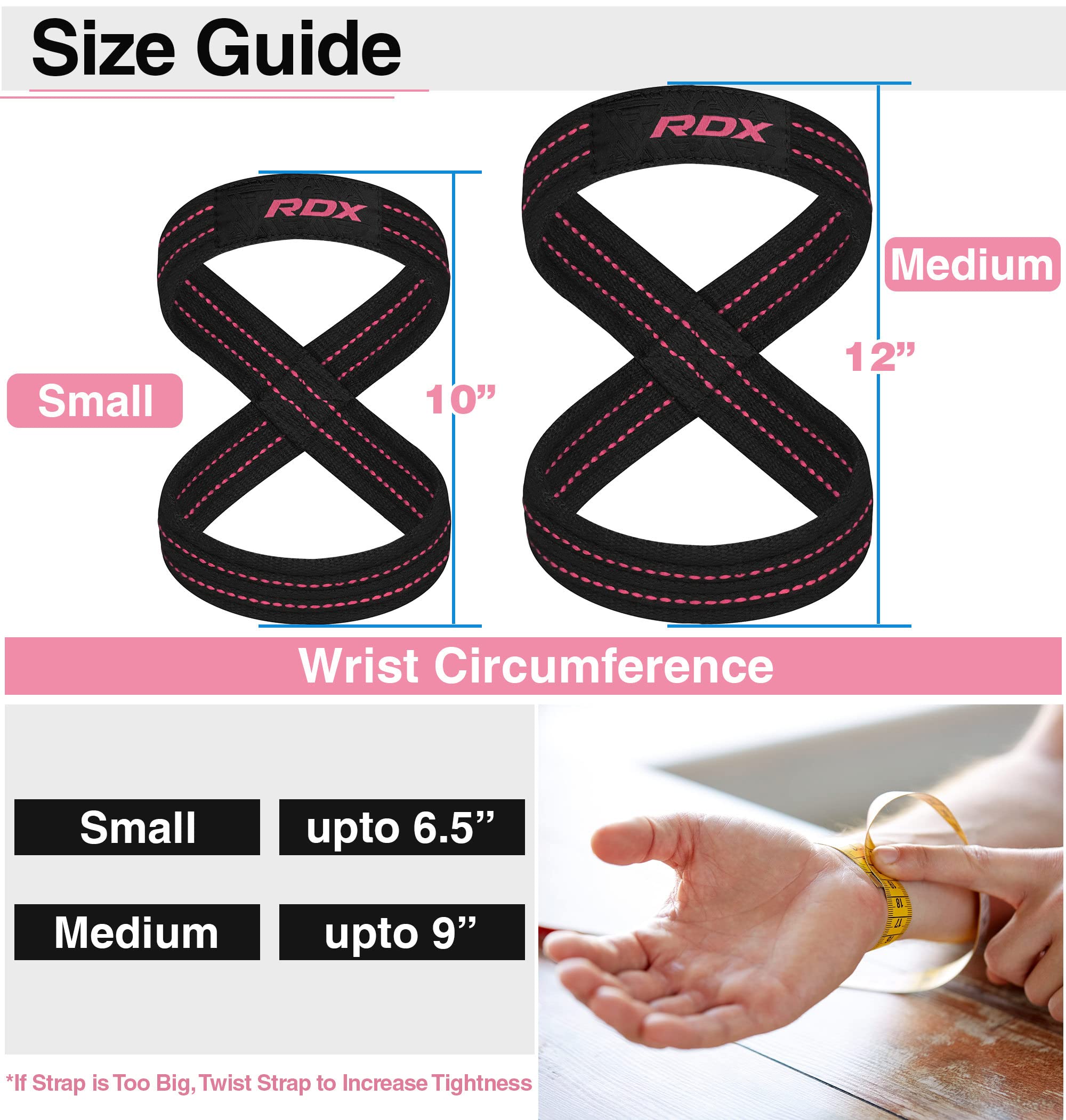rdx-figure-8-gewichthebergurte-mit-handgelenkunterst-tzung-kreuzheben-powerlifti image 6
