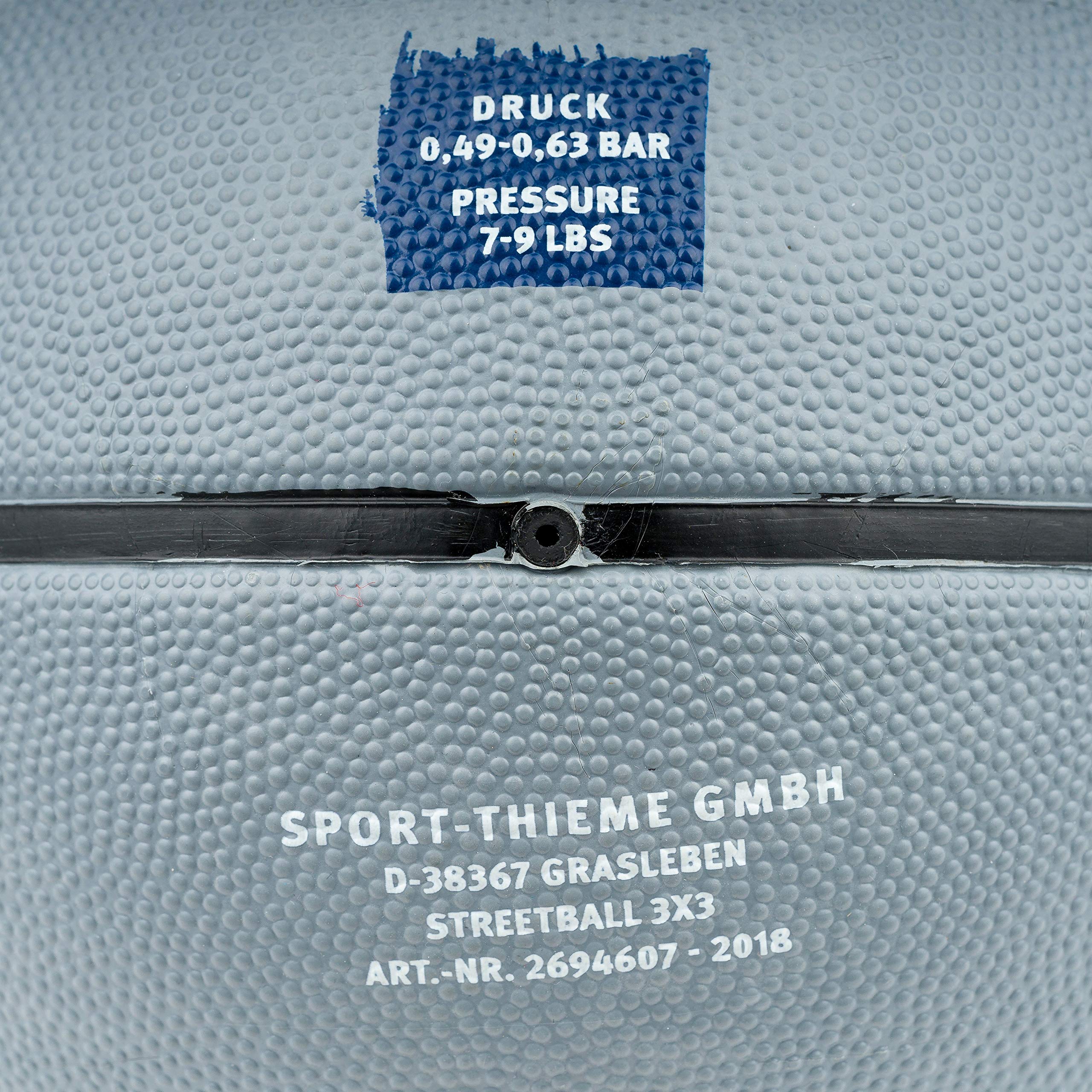 sport-thieme-streetball-3x3-gr-e-6-600-g-outdoor-basketball-grau-blau image 4