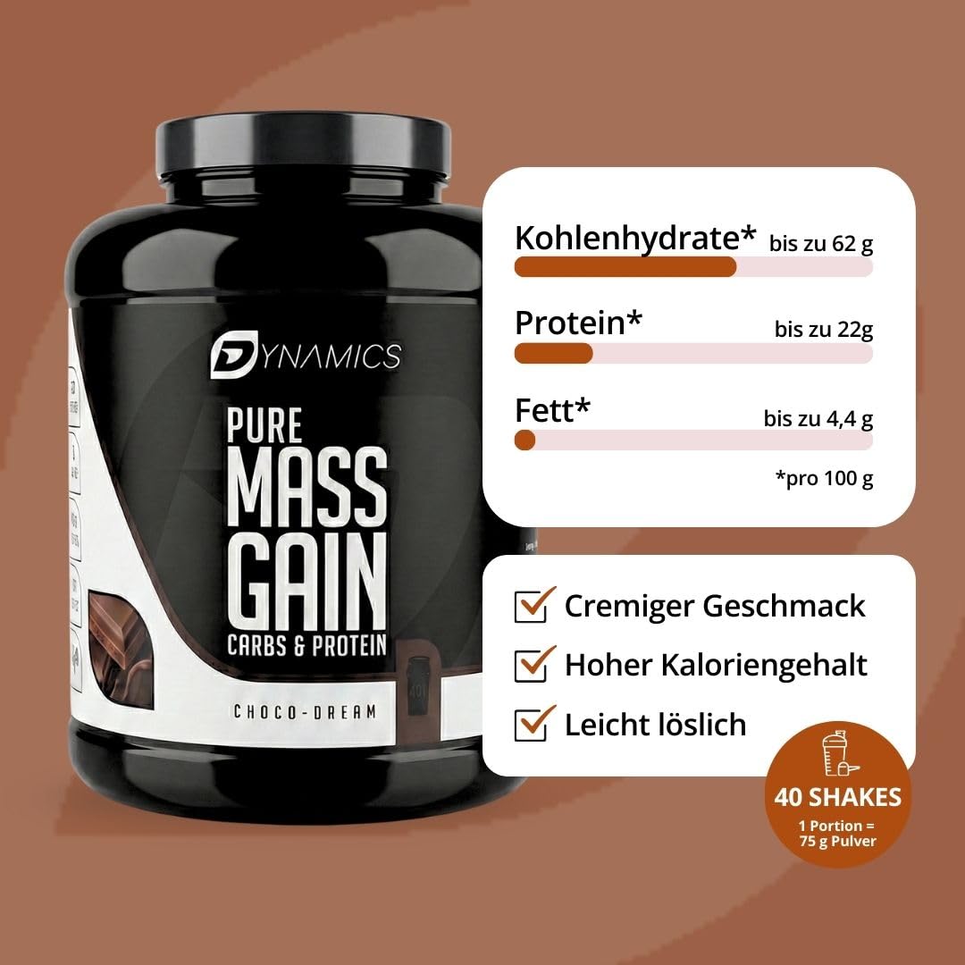 dynamics-pure-mass-gain-weight-gainer-3000g-schokolade image 2