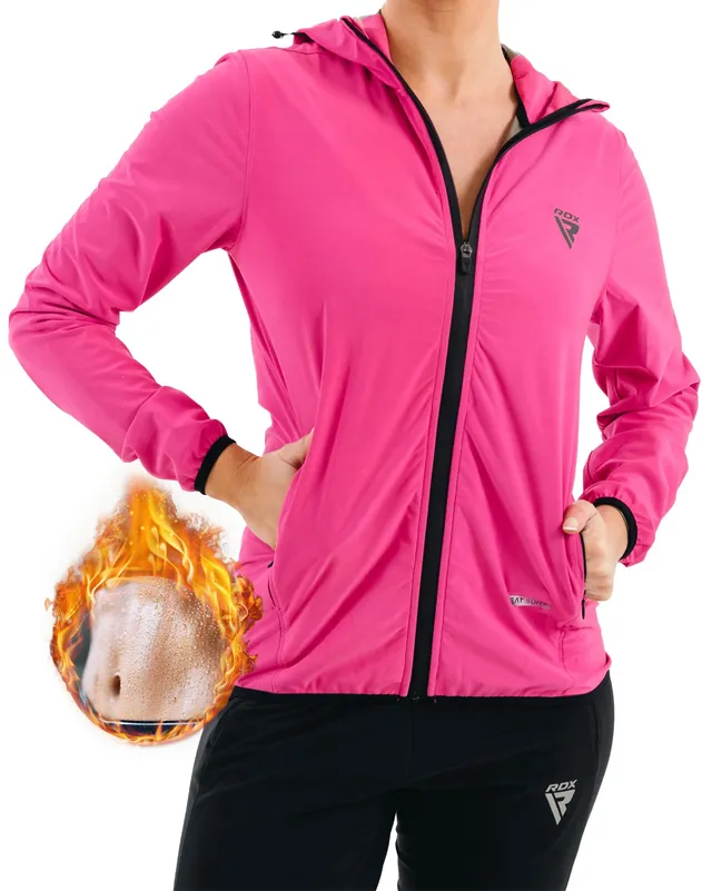 rdx-damen-saunaanzug-h2-w-rmereflektierend-kapuze-6-taschen-f-r-training-abnehme image 1