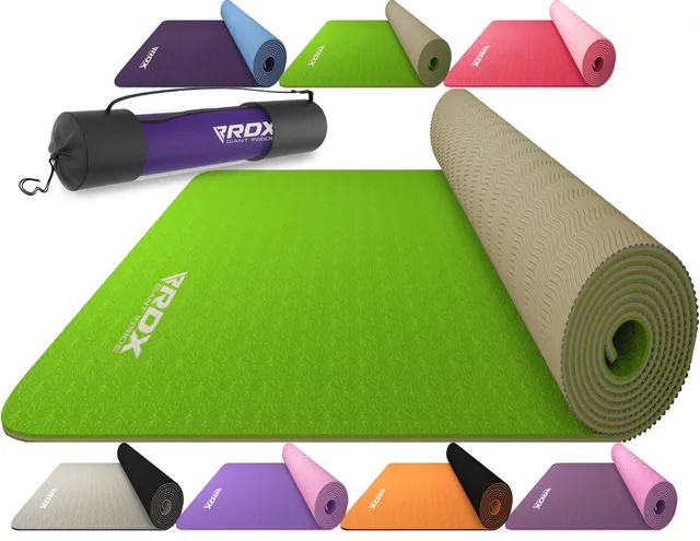 rdx-yogamatte-183x61x0-6-cm-tpe-6-mm-gymnastikmatte-rutschfest-mit-tasche-2 image 1