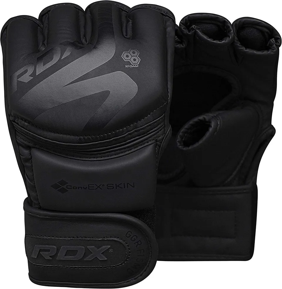 rdx-f15-noir-mma-handschuhe-grappling-gloves-sparring image 1