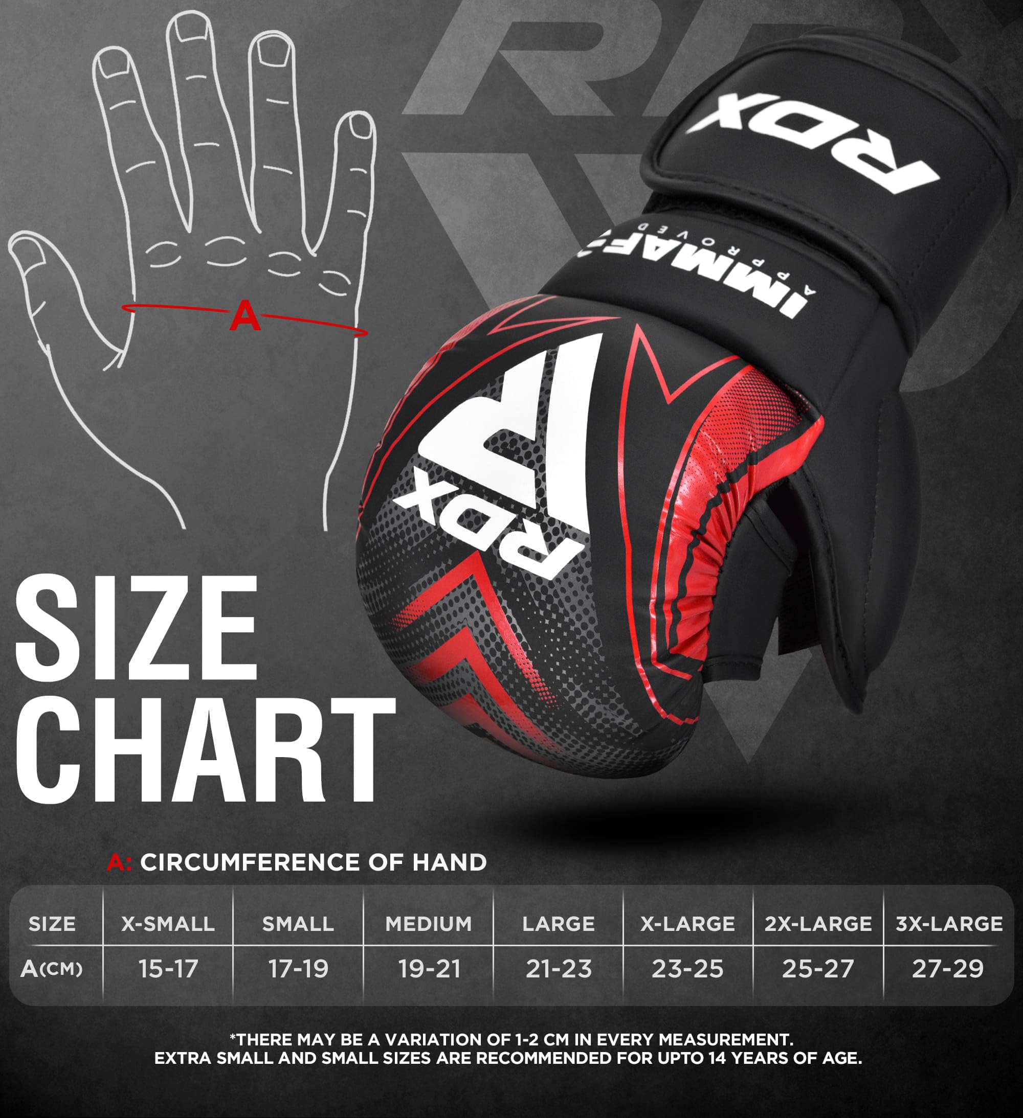 rdx-f17-immaf-sparring-grappling-handschuhe-hybrid-mma-handschuhe image 3