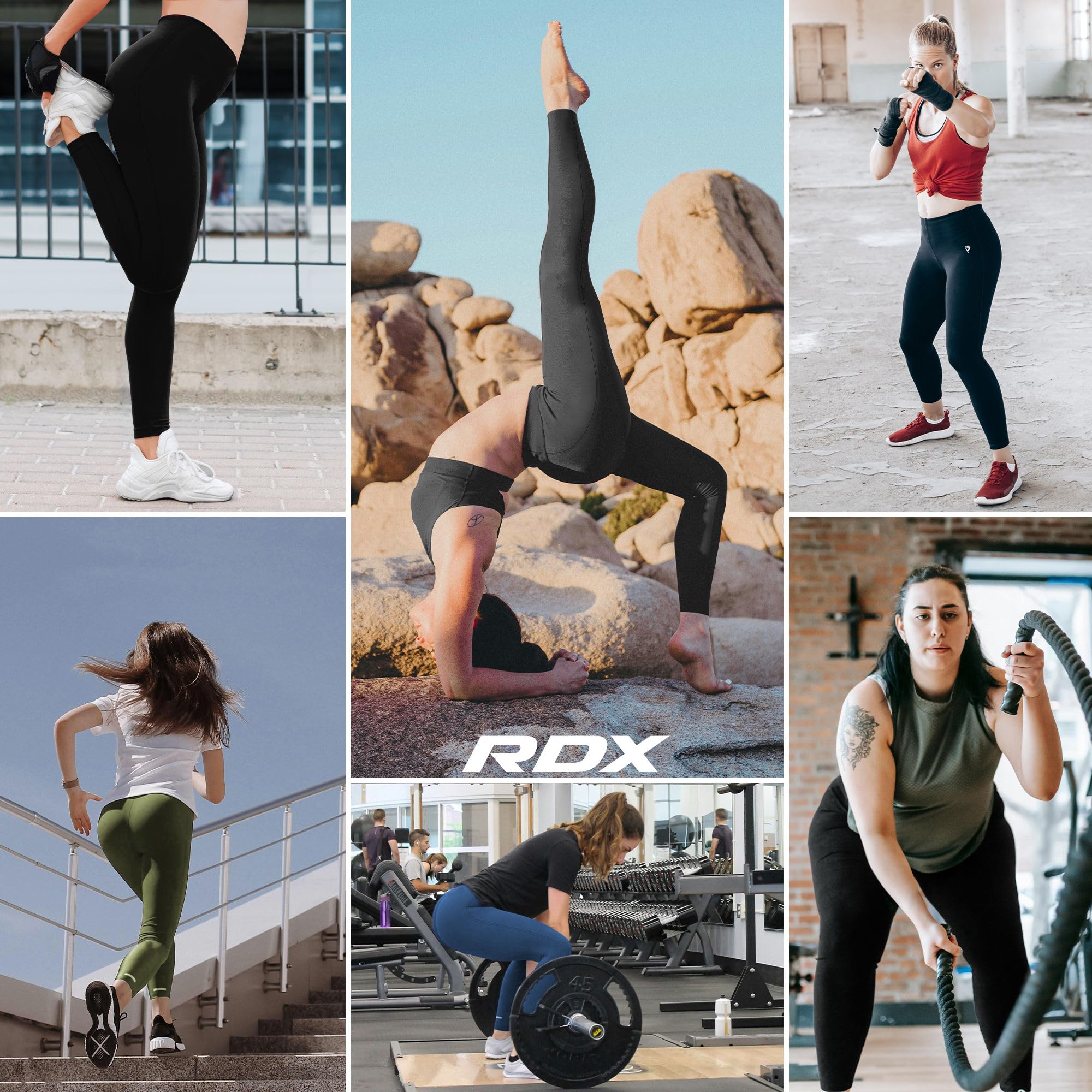rdx-damen-sauna-leggings-pu-stretch-mit-seitlichem-rei-verschluss image 5