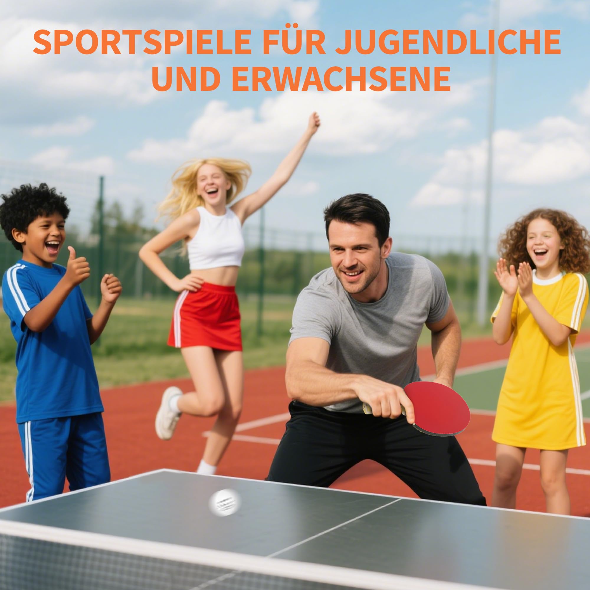 sportnow-tischtennis-set-4-schl-ger-8-b-lle-mit-tasche image 5