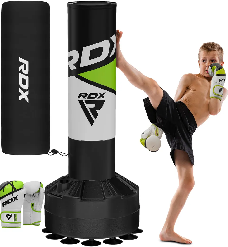 rdx-kinder-standboxsack-4ft-freistehend-mit-handschuhen image 1