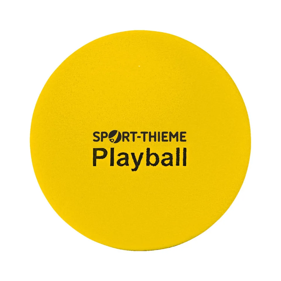 sport-thieme-playball-weichschaumball-15-cm-softball-110-g-gelb image 1