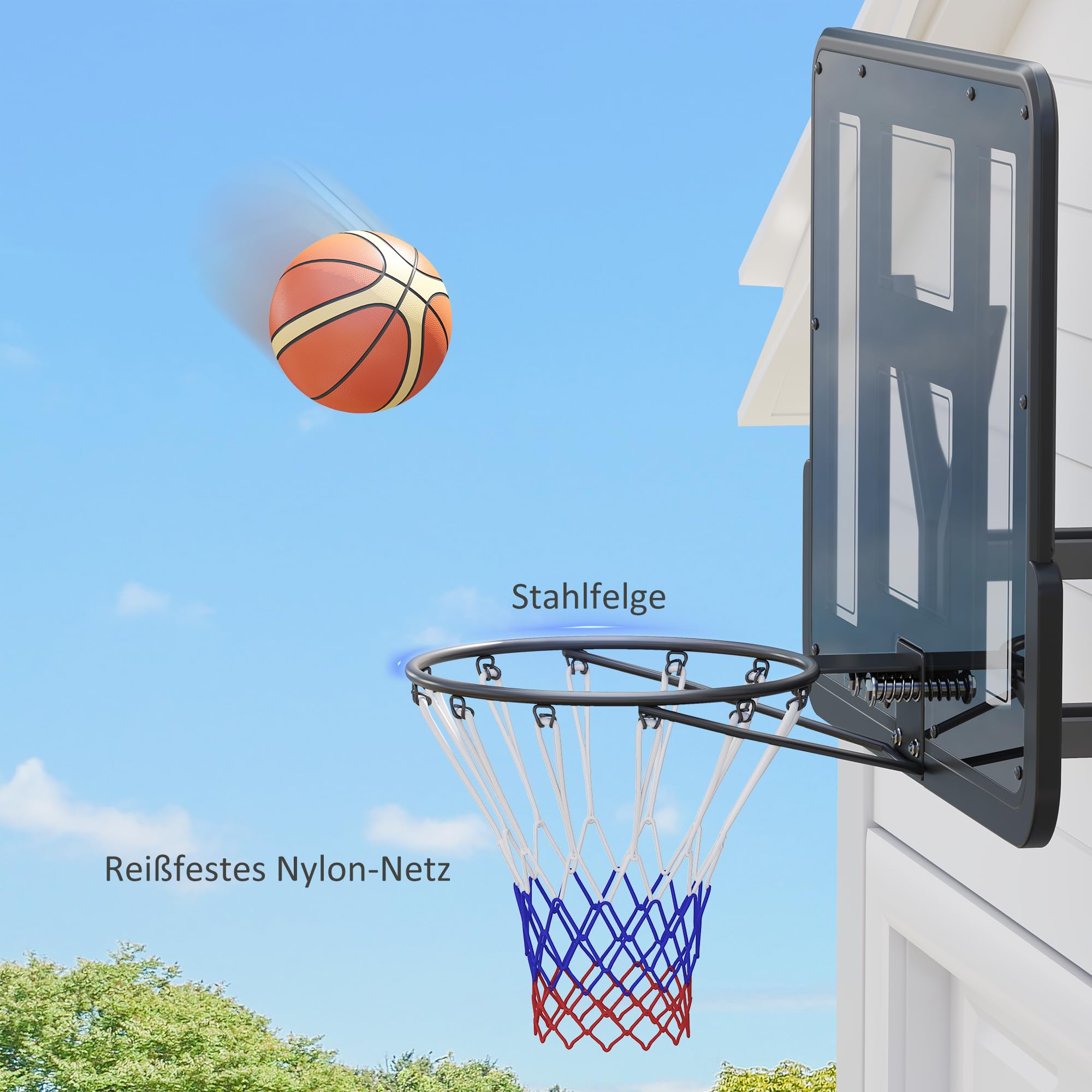 sportnow-basketballkorb-mit-r-ckwand-outdoor-110x80x75-cm-schwarz image 5