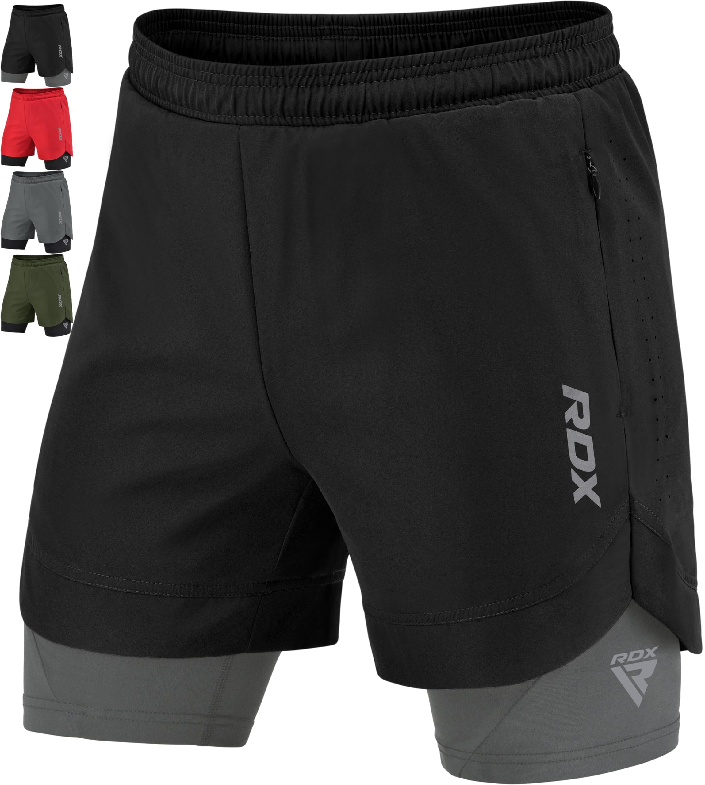 rdx-2-in-1-laufshorts-herren-kurz-mit-kompression image 8