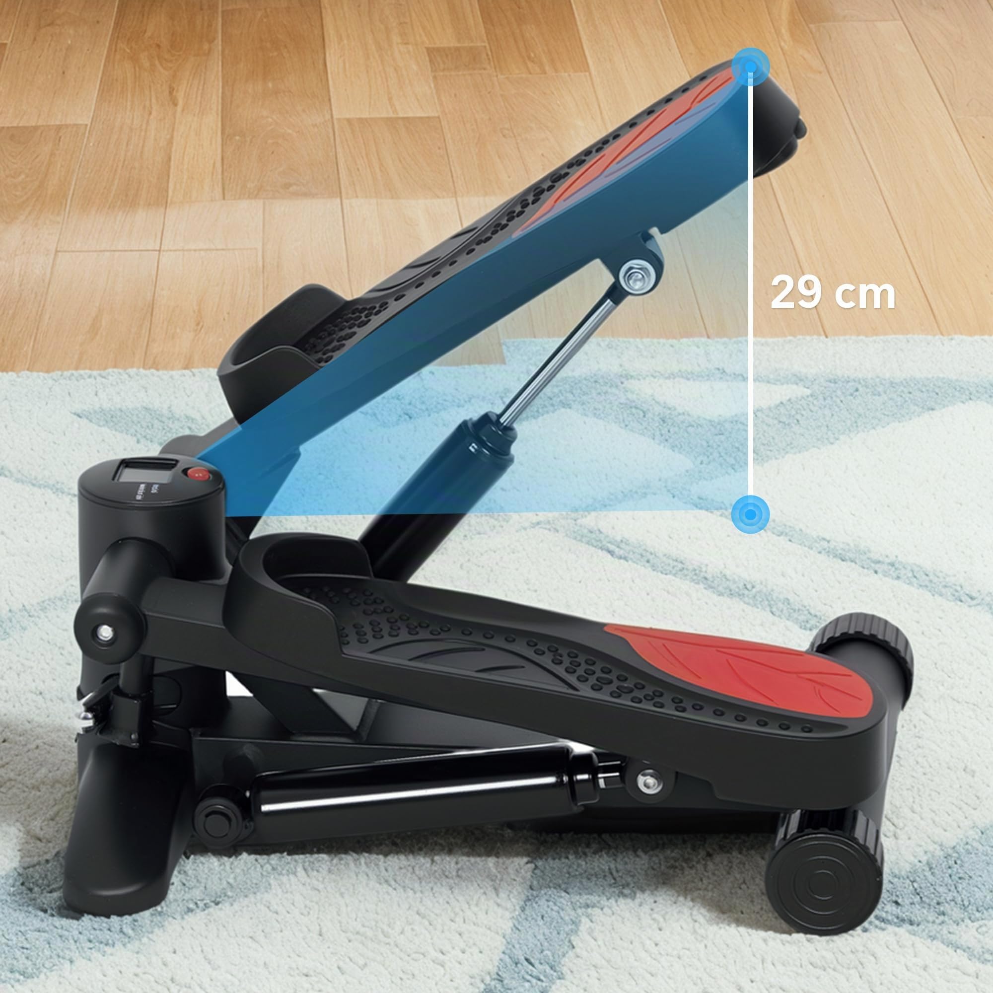 sportnow-mini-stepper-hometrainer-mit-lcd-display-schwarz image 6