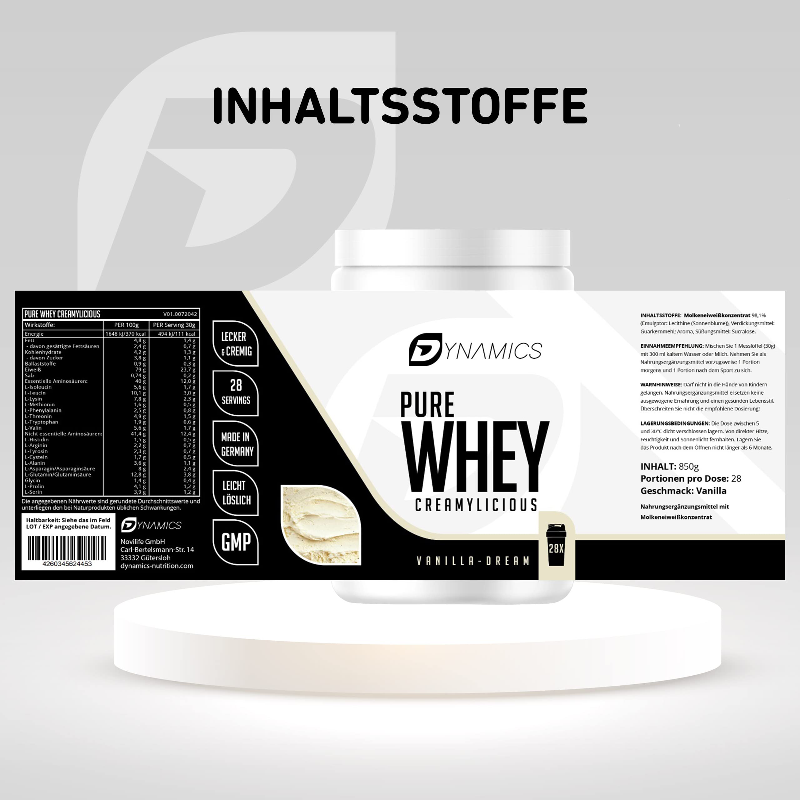 dynamics-nutrition-whey-protein-pulver-premium-vanilla-dream-850-g image 5