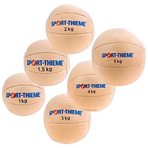 sport-thieme-medizinball-klassik-5-kg-32-cm-echtleder image 4