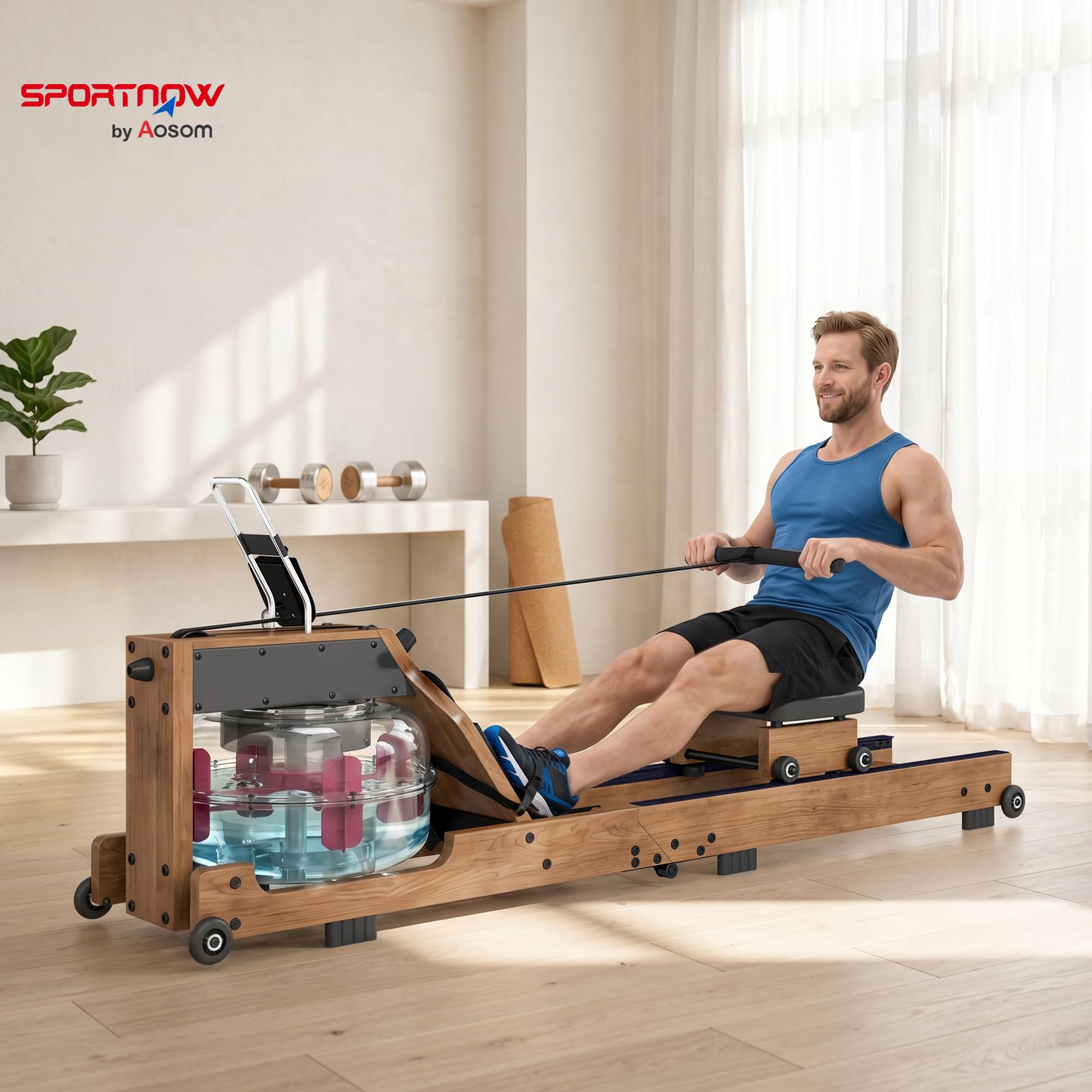 sportnow-wasser-ruderger-t-klappbar-mit-bluetooth-app image 2