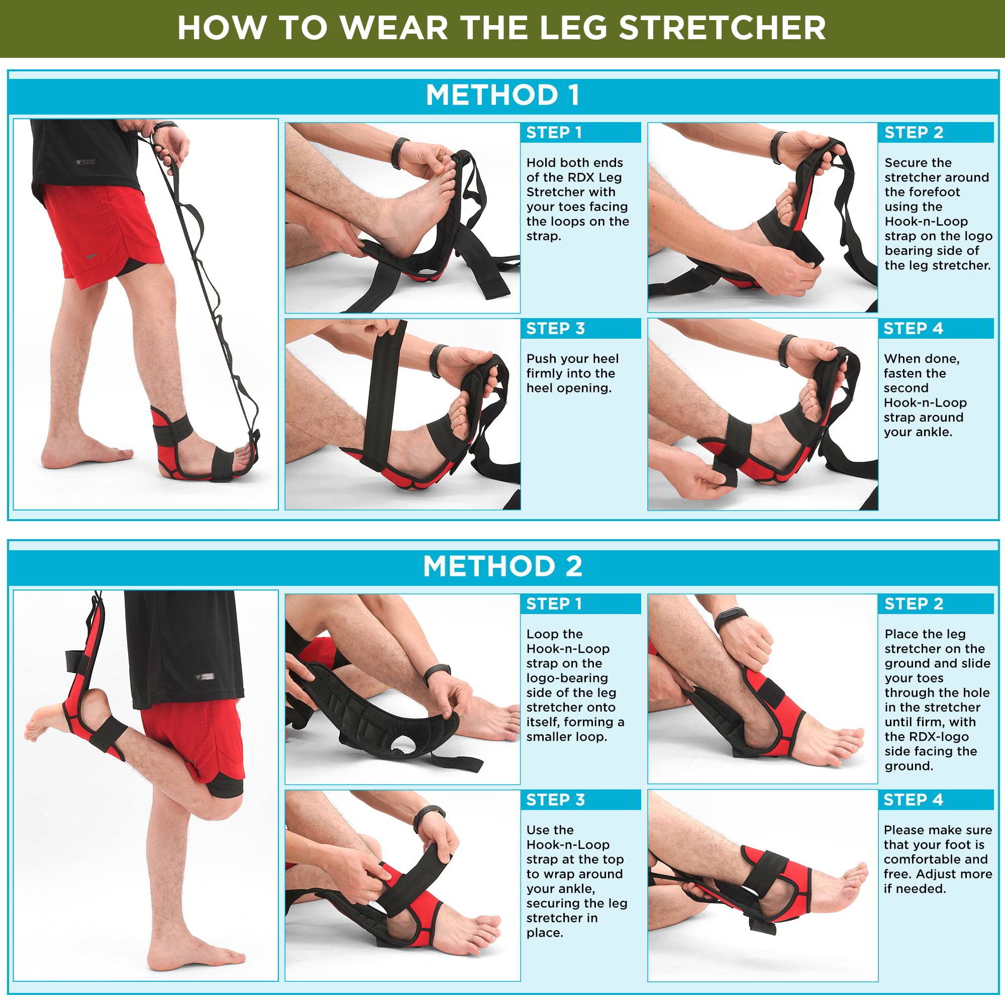 rdx-yoga-stretching-strap-verstellbarer-ballett-stretch-gurt-mit-6-schlaufen-f-r image 4