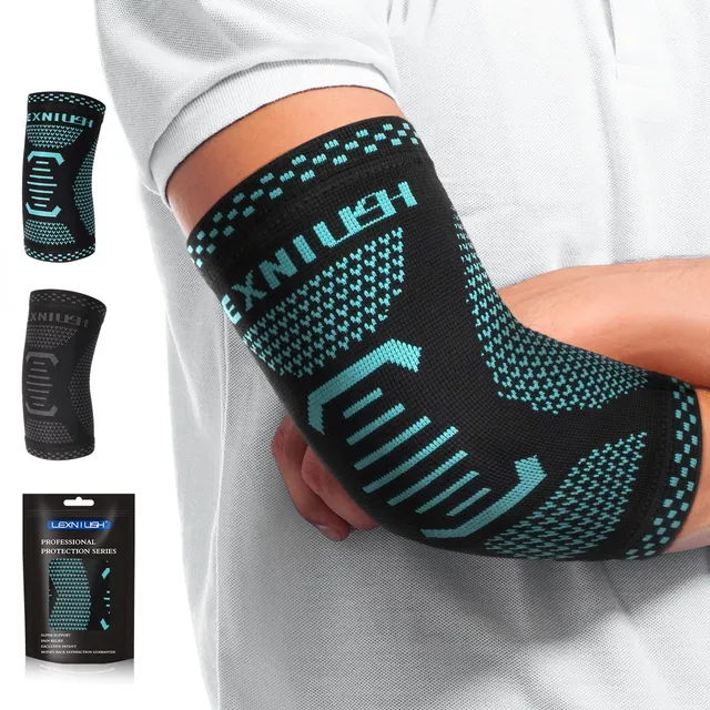 lexniush-ellenbogenbandage-xl-tennisarm-schwarz-blau image 1